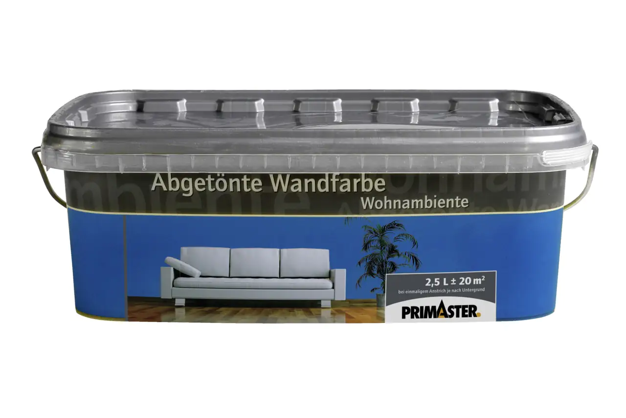 Primaster Wandfarbe Wohnambiente 2,5 L meerblau Primaster Wandfarbe Wohnambiente 2,5 L meerblau