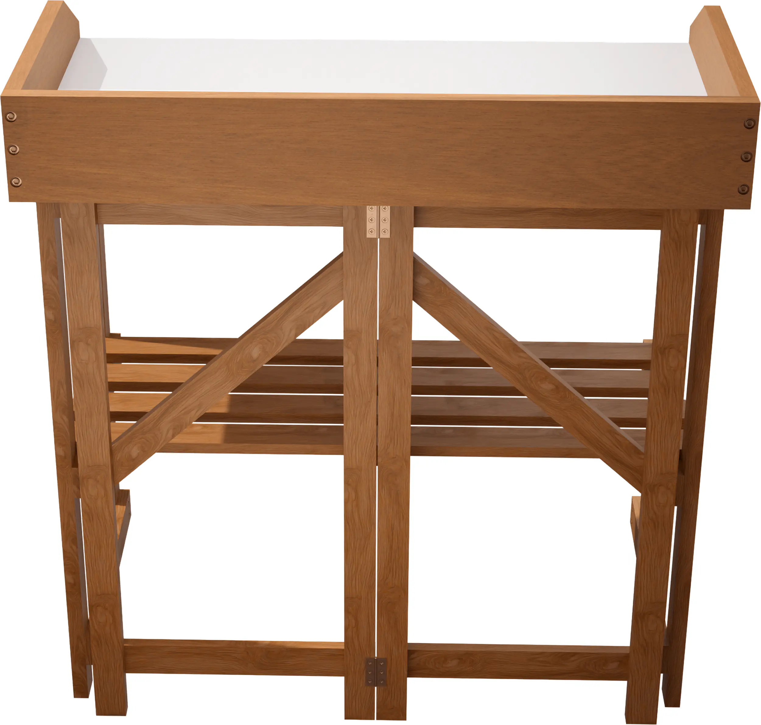 Primaster Pflanztisch mit Ablage Cala Holz 85 x 44 cm