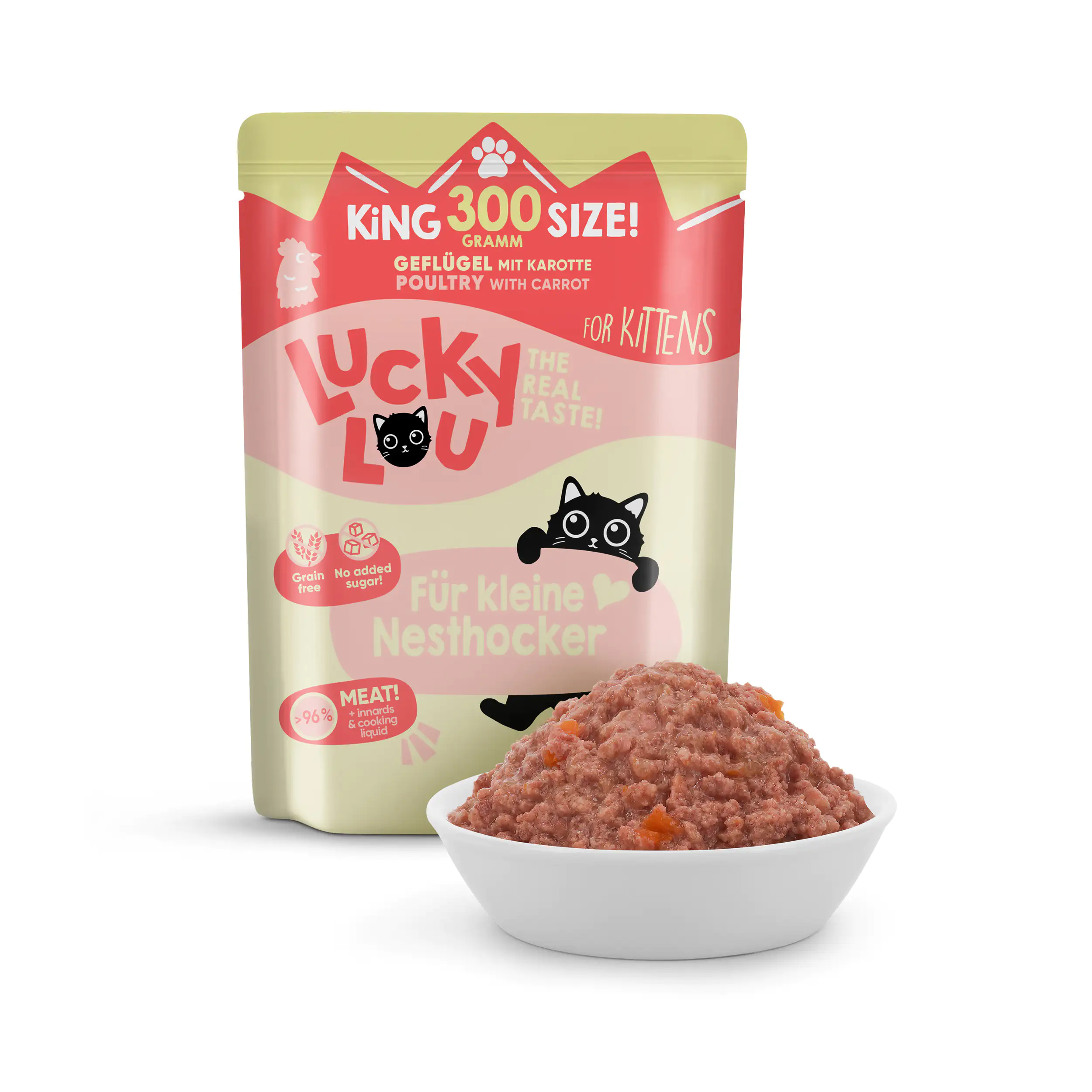 Lucky Lou Kittenfutter Geflügel 300 g Lucky Lou Kittenfutter Geflügel 300 g