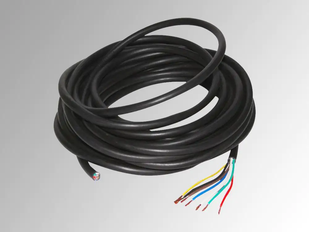 LAS Versorgungskabel 10m mit offenen Kabelenden, 7 Adern LAS Versorgungskabel 10m mit offenen Kabelenden, 7 Adern