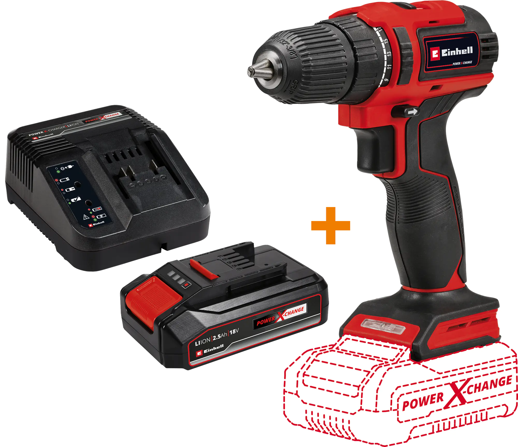 Einhell Akku-Bohrschrauber TE-CD 18/40 Li BL 18 V inkl. Akku & Ladegerät Einhell Akku-Bohrschrauber TE-CD 18/40 Li BL 18 V inkl. Akku & Ladegerät