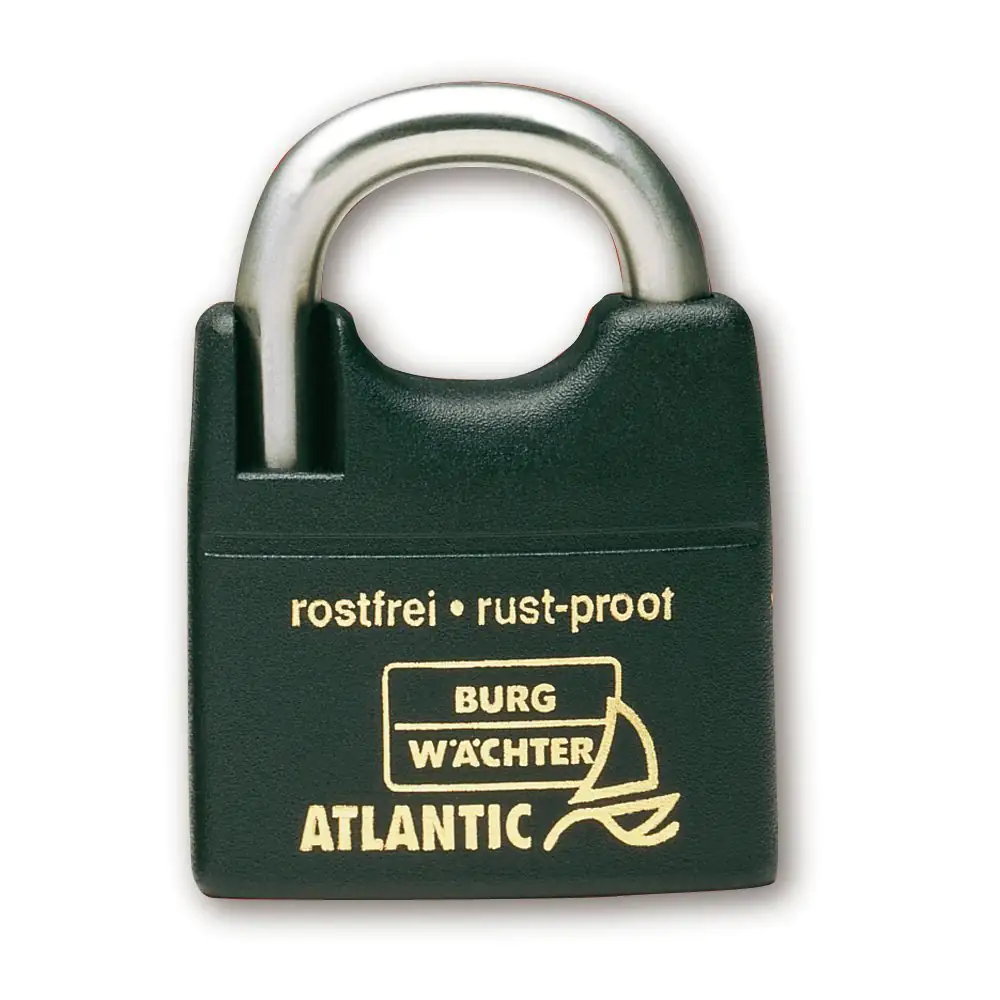 Burg Wächter Vorhängeschloss Atlantic 217 F 50 Ni 28.0 x 19.5 mm - 1 Stück