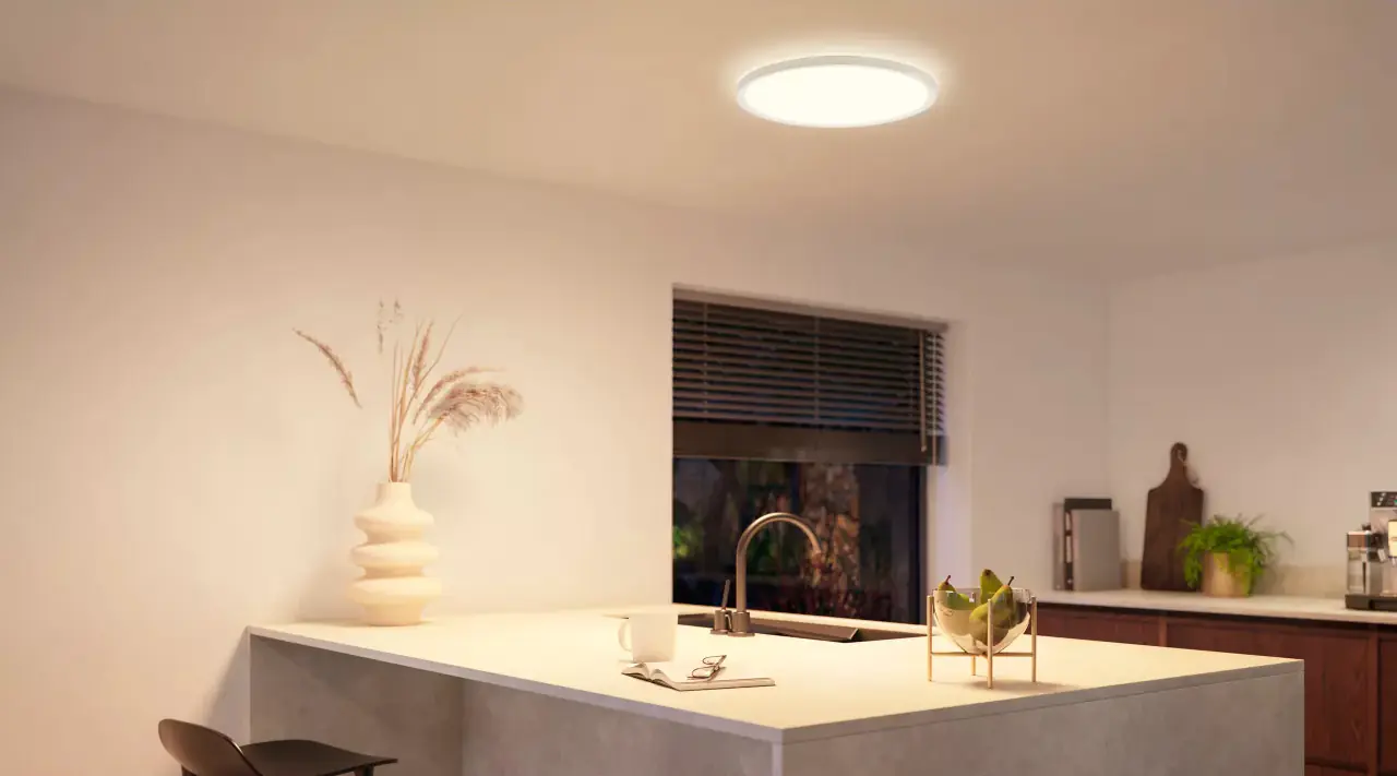 Philips Hue LED Deckenleuchte Tento + Dimmschalter rund weiß Ø 42,1 cm warmweiß-kaltweiß