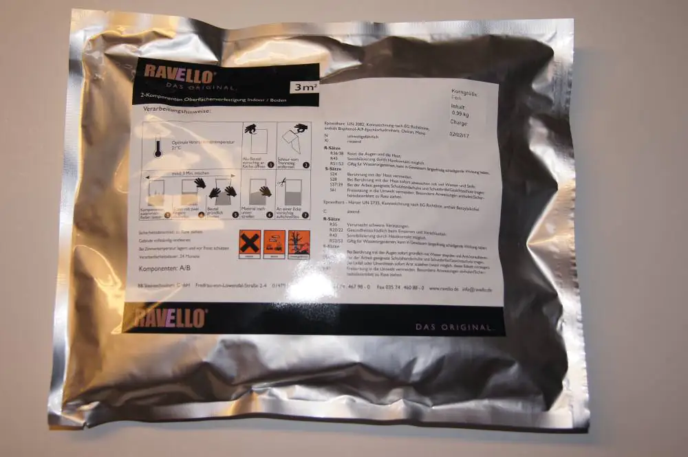 RAVELLO Auffrischung/Verfestigung Indoor 1,0 kg RAVELLO Auffrischung/Verfestigung Indoor 1,0 kg