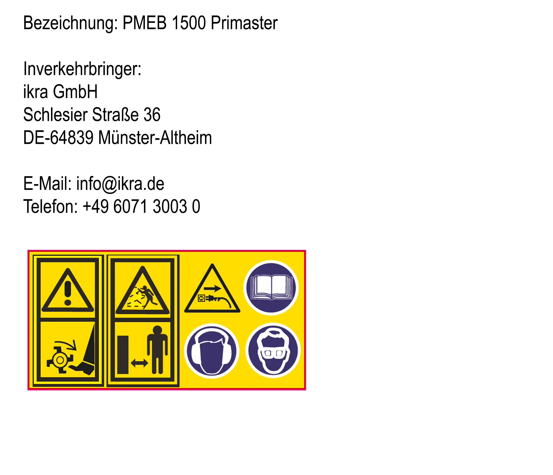 Primaster Bodenhacke Elektro PMEB 1500 45/30/17 cm Arbeitsbreite
