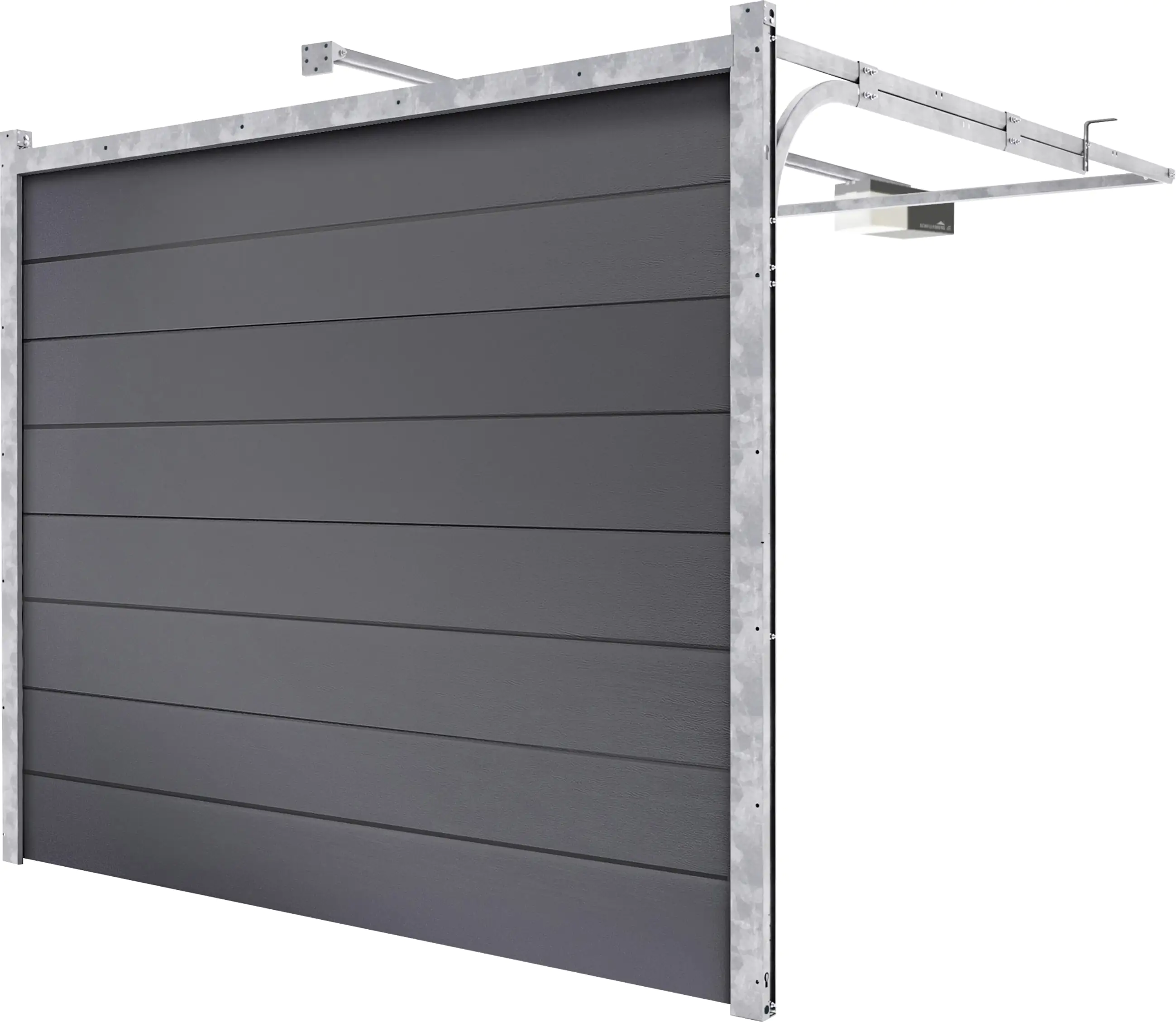 Sektionalgaragentor anthrazit B x H: 250 x 212,5 cm inkl. Antrieb