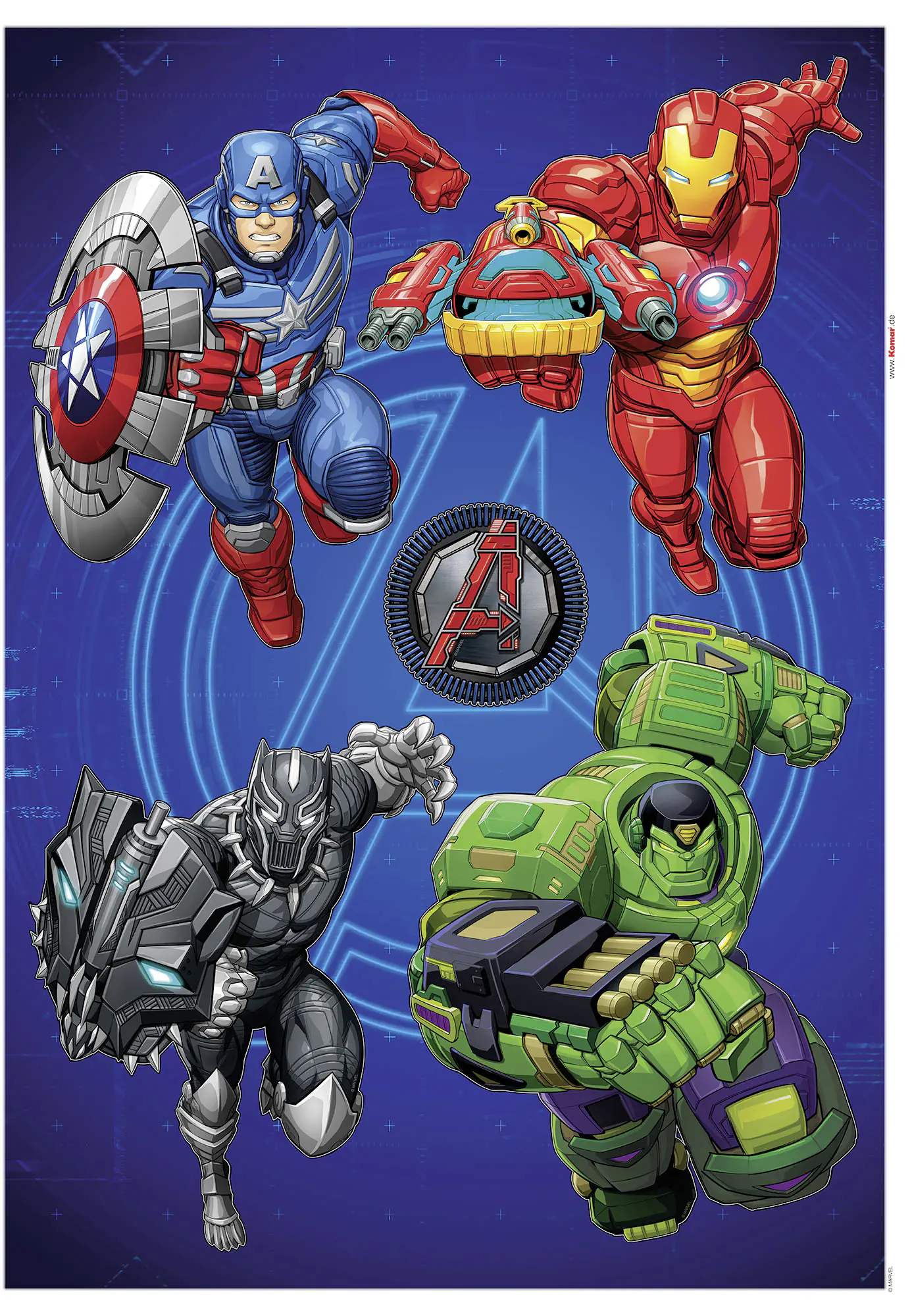 Komar Dekosticker Avengers Strike 50 x 70 cm  