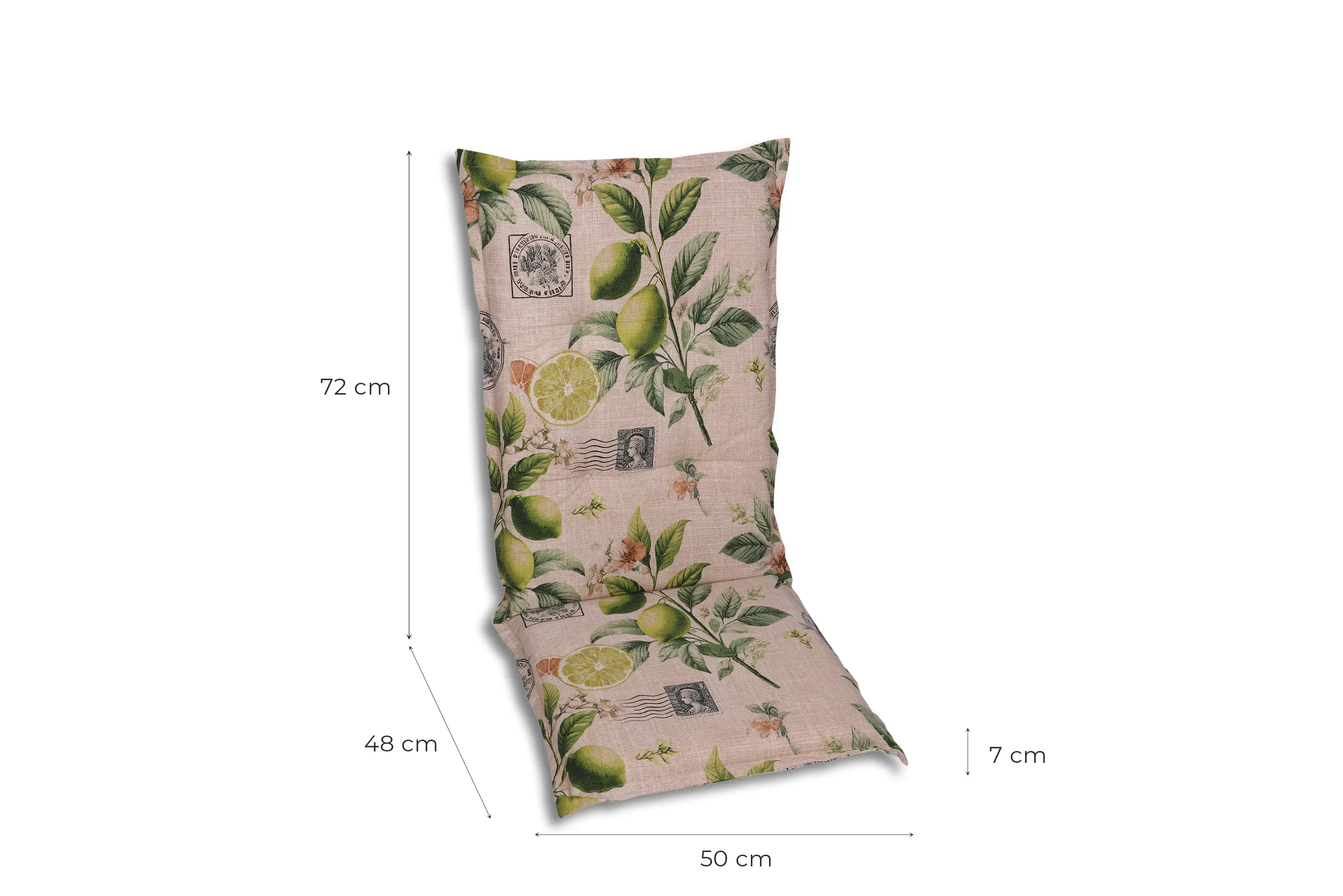 GO-DE Gartenstuhlauflagen hochlehner 120 x 50 x 7 cm sand