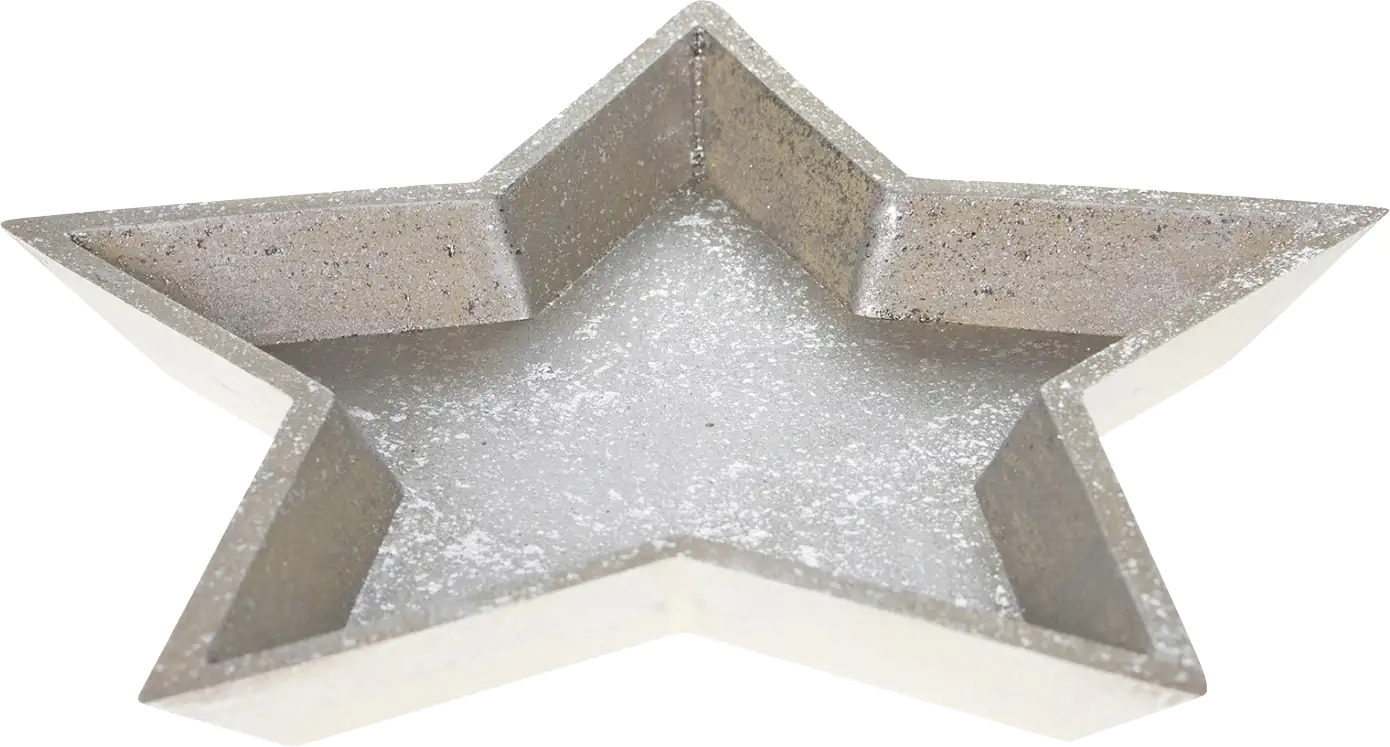 8720006238840 Dijk Teller Stern MDF 32 x 32 x 3.5 cm silber