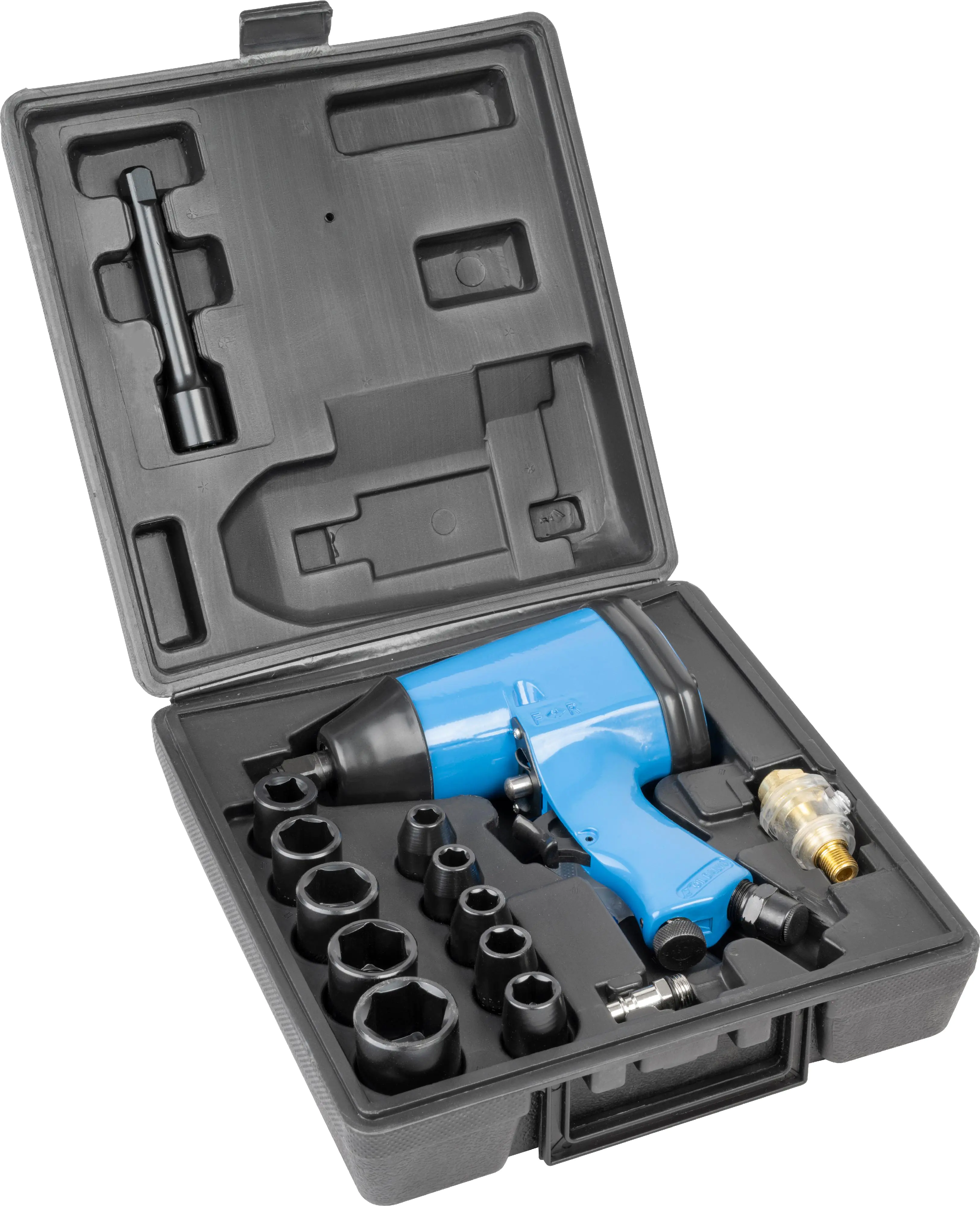 Güde Druckluft Schlagschrauber-Satz 1/2 inkl. 10 Stecknüssen