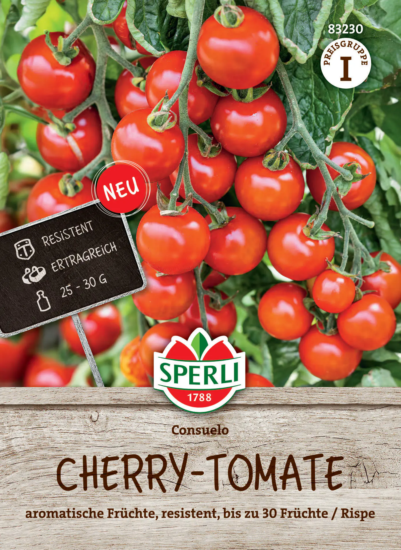 Sperli Saatgut Cherry-Tomaten Consuelo F1 für ca. 7 Pflanzen