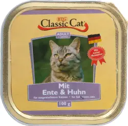 Classic Cat Ente und Huhn 100 g Adult