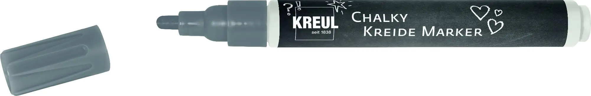 Kreul Chalky Kreidemarker medium volcanic gray