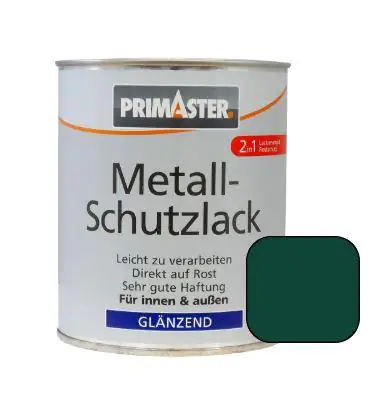Primaster Metall-Schutzlack RAL 6005 750 ml moosgrün glänzend