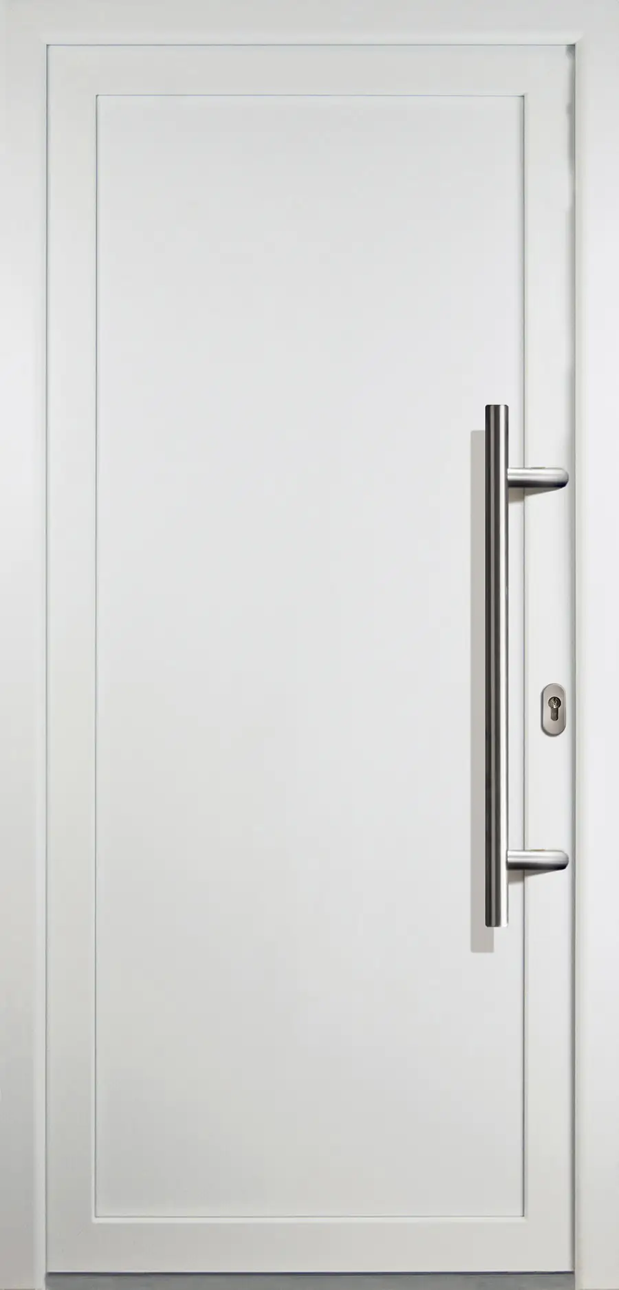 4057209730609 Meeth Haustür Signum PVC Modell 01 98 x 208 cm, DIN rechts, weiß