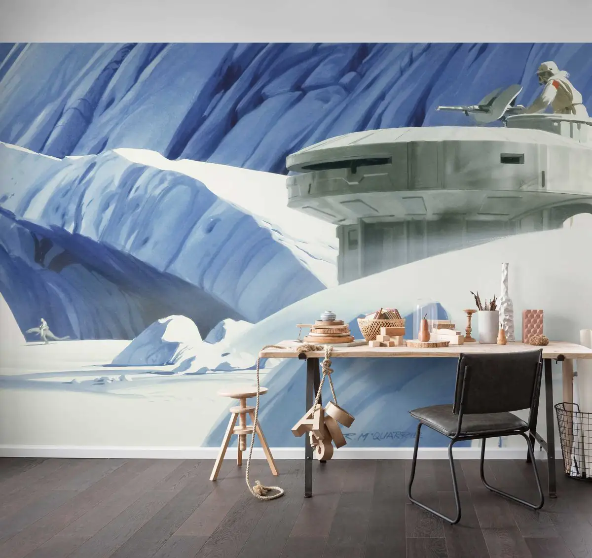 4055065510724_1 Komar Vlies Fototapete Star Wars Classic Geheimbasis 500 x 250 cm
