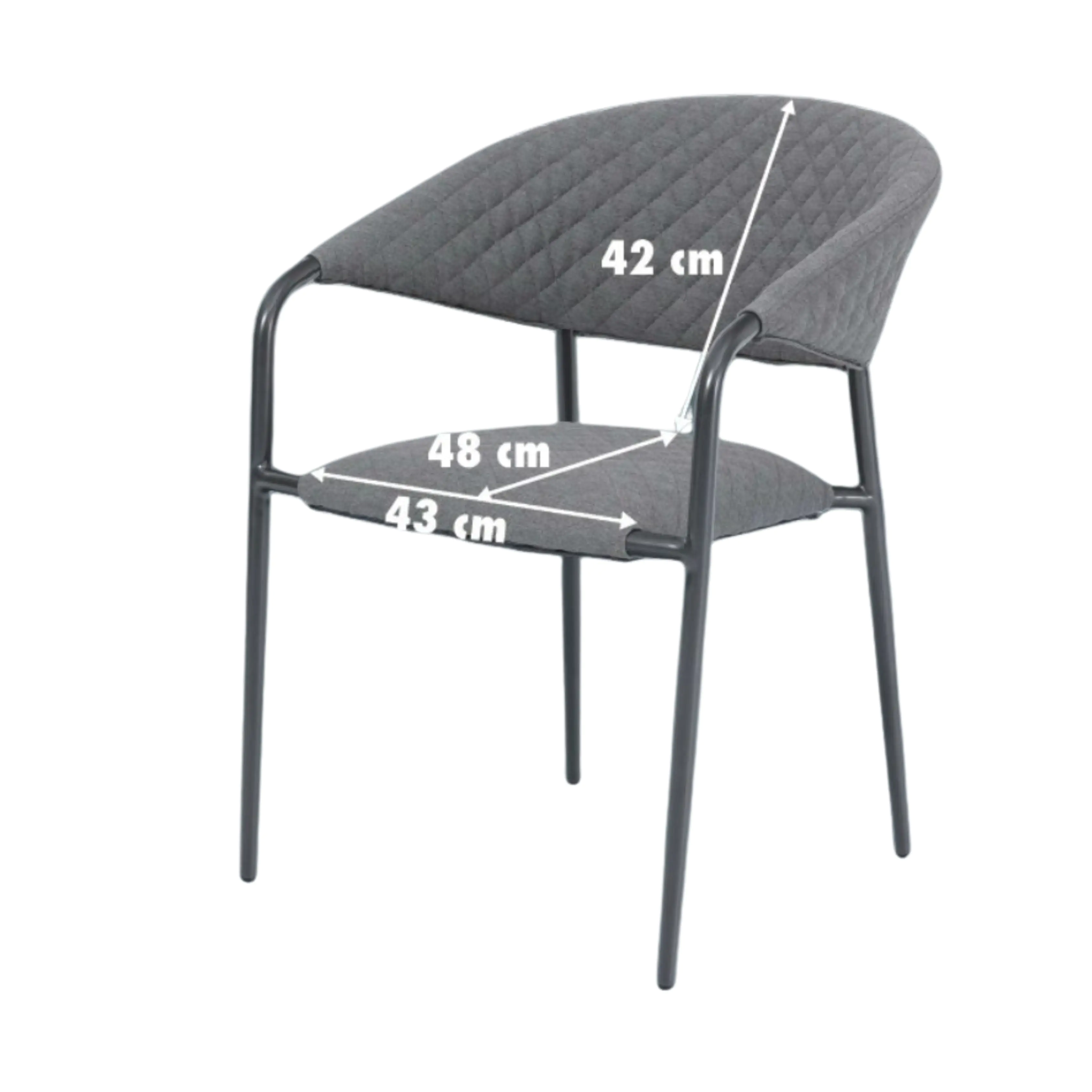 Primaster Lounge Möbelset Calvo 5-teilig grau mit wetterfestem Bezug