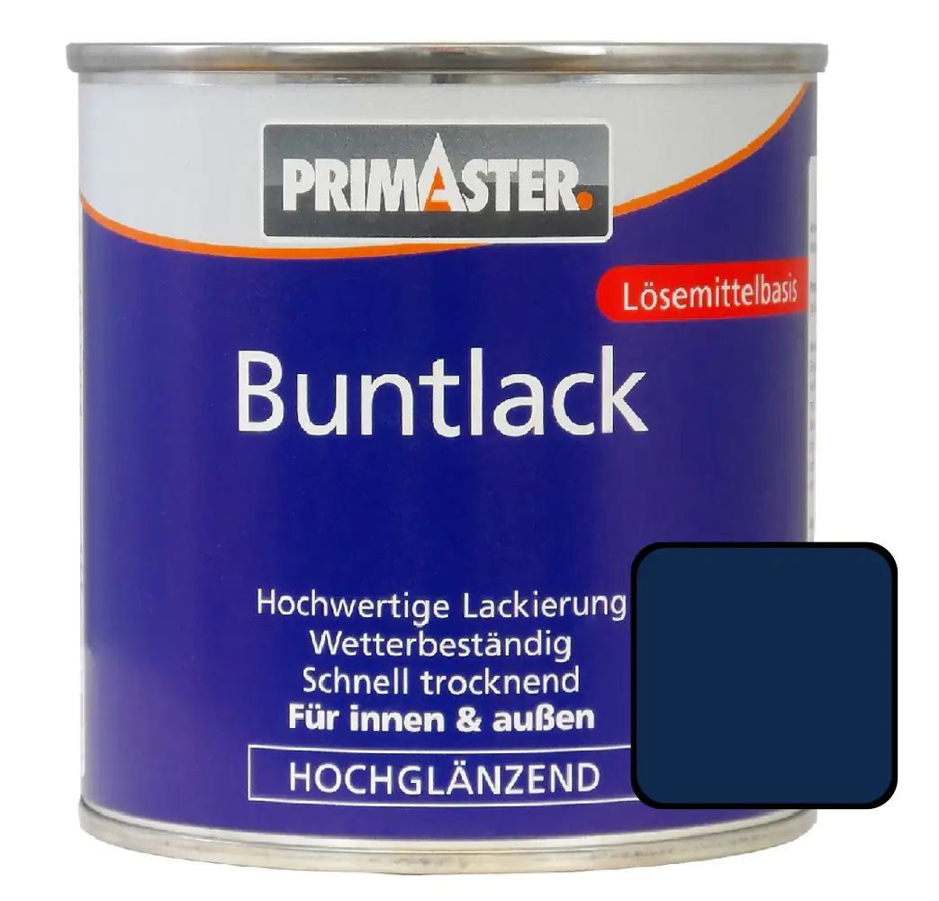 Primaster Buntlack RAL 5010 750 ml enzianblau hochglänzend Primaster Buntlack RAL 5010 750 ml enzianblau hochglänzend