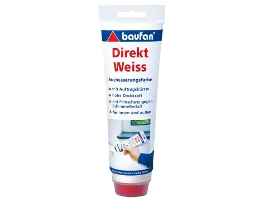 Baufan Direkt Ausbesserungsstift weiß 250 ml Tube