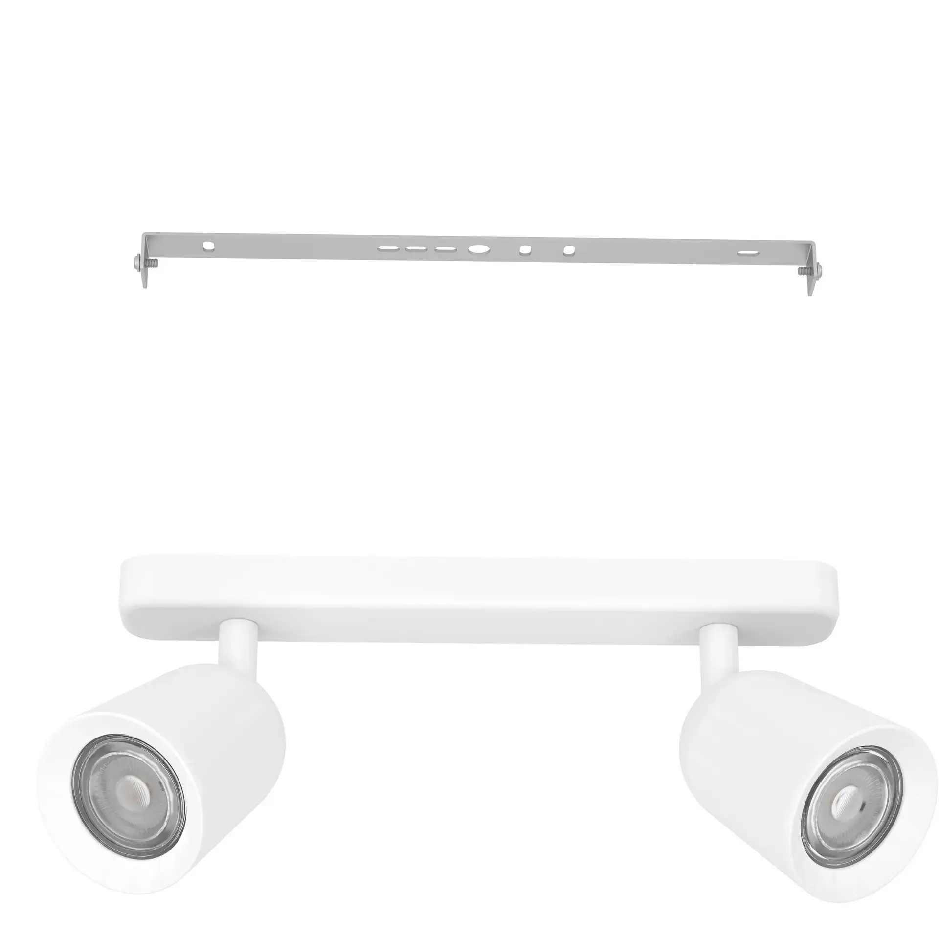 Eglo Leuchten 2er Spot Camaldoli weiß 30 x 12 cm Eglo Leuchten 2er Spot Camaldoli weiß 30 x 12 cm