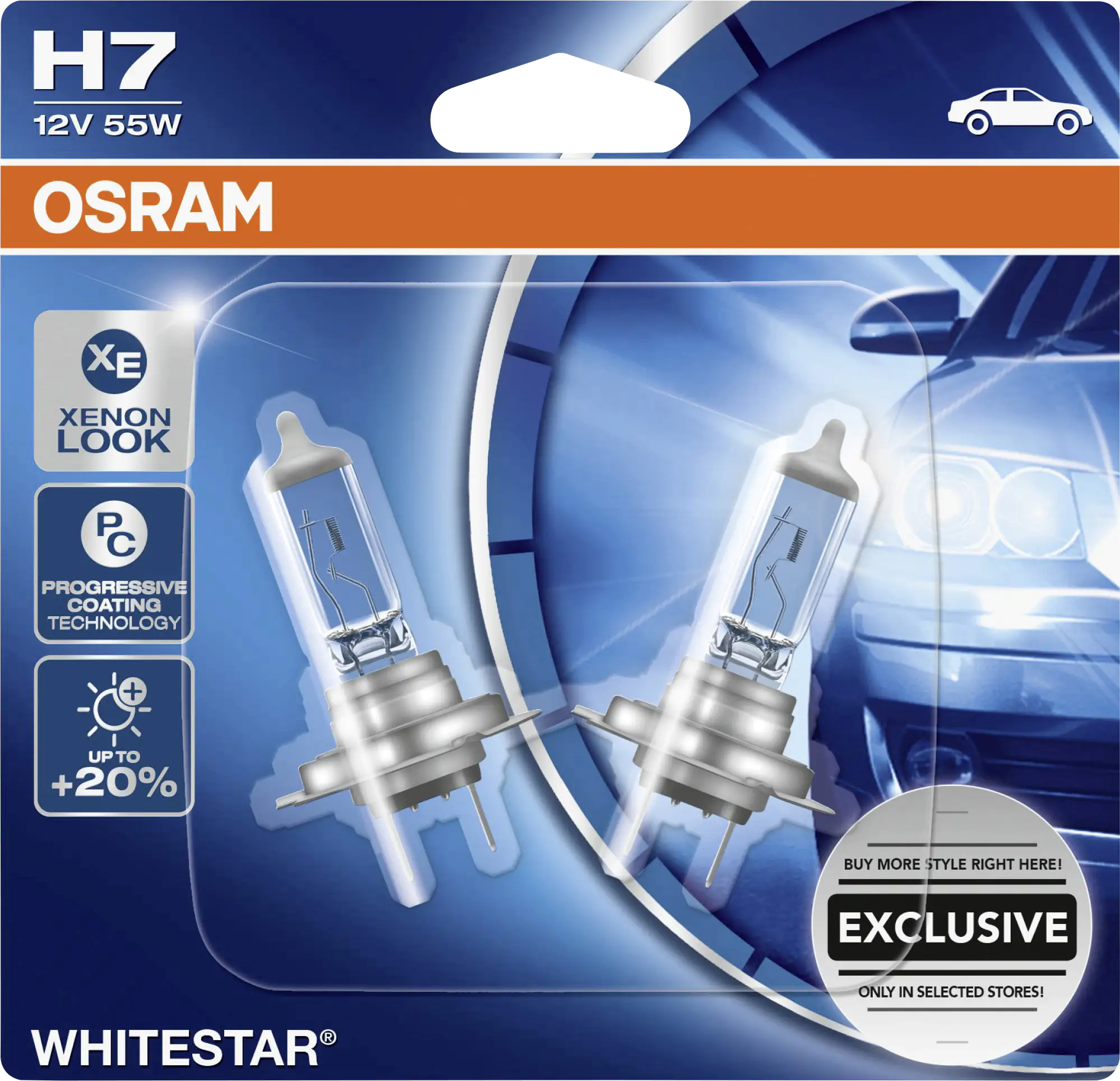 Osram GLL H7 Whitestar 2er-Set 12V 60/55W kaufen