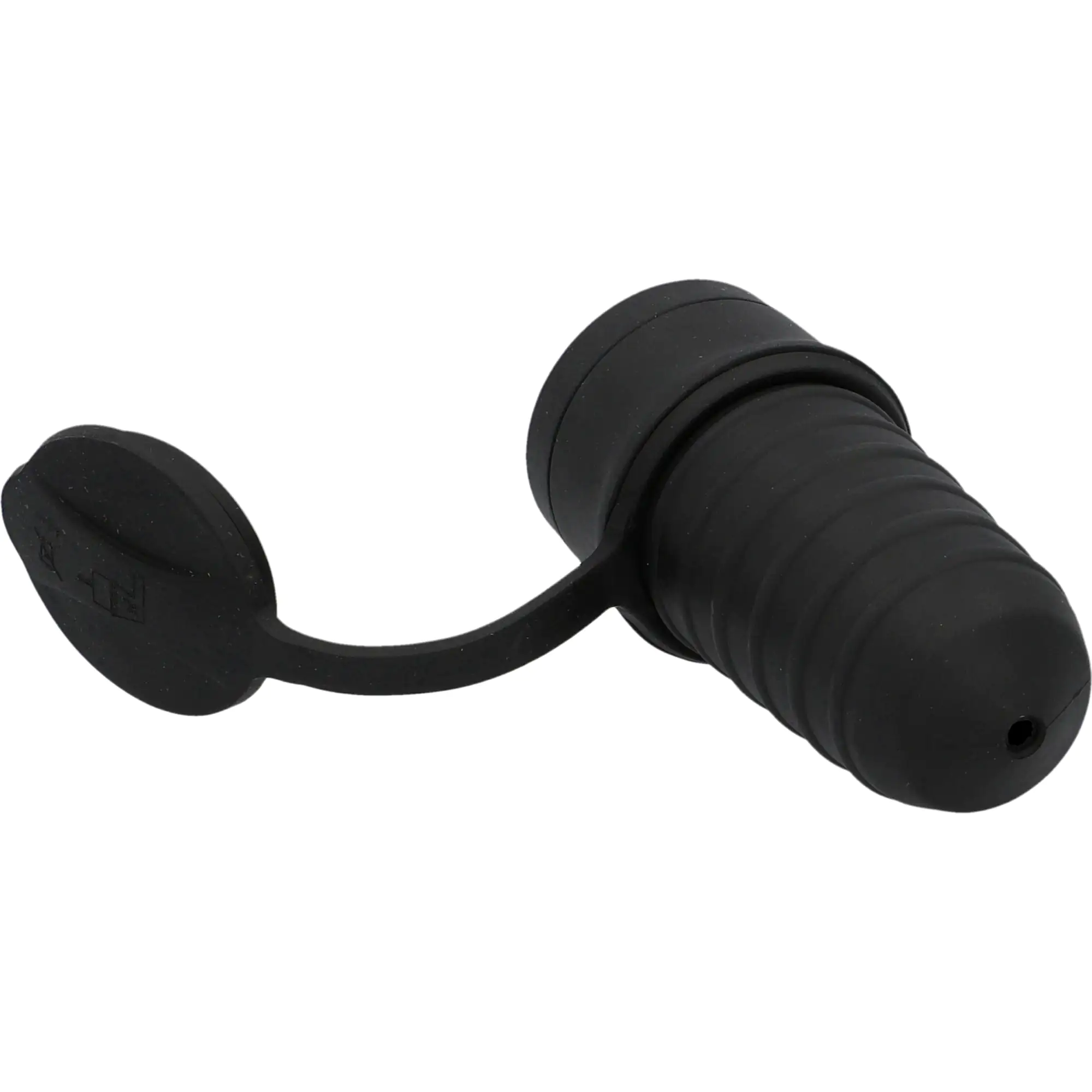 Schutzkontakt-Kupplung Gummi PVC-Ei IP44 Deckel schwarz Schutzkontakt-Kupplung Gummi PVC-Ei IP44 Deckel schwarz
