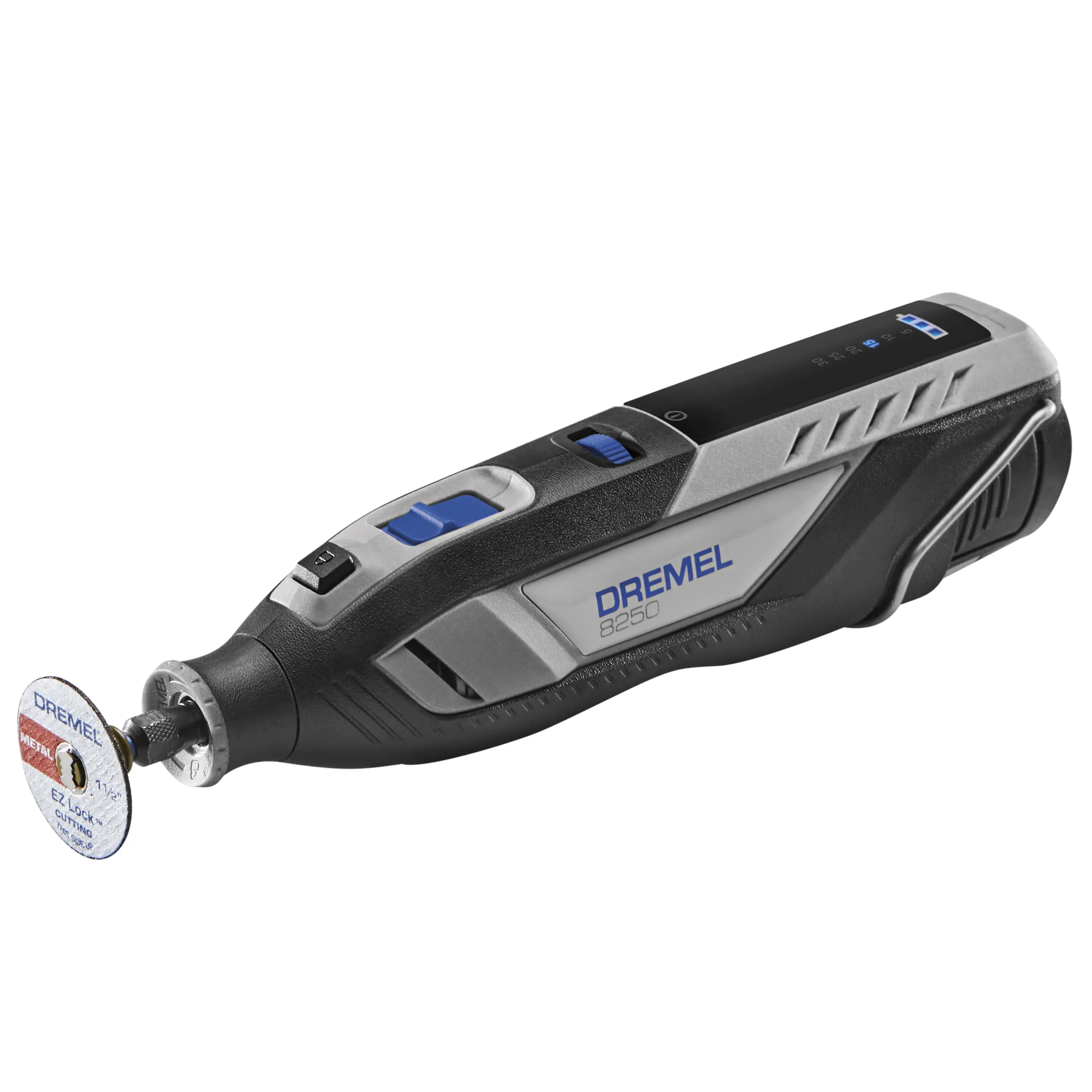 Dremel Akku-Multitool 8250-5 12V 2 Ah mit 5-teiligem Zubehör Dremel Akku-Multitool 8250-5 12V 2 Ah mit 5-teiligem Zubehör