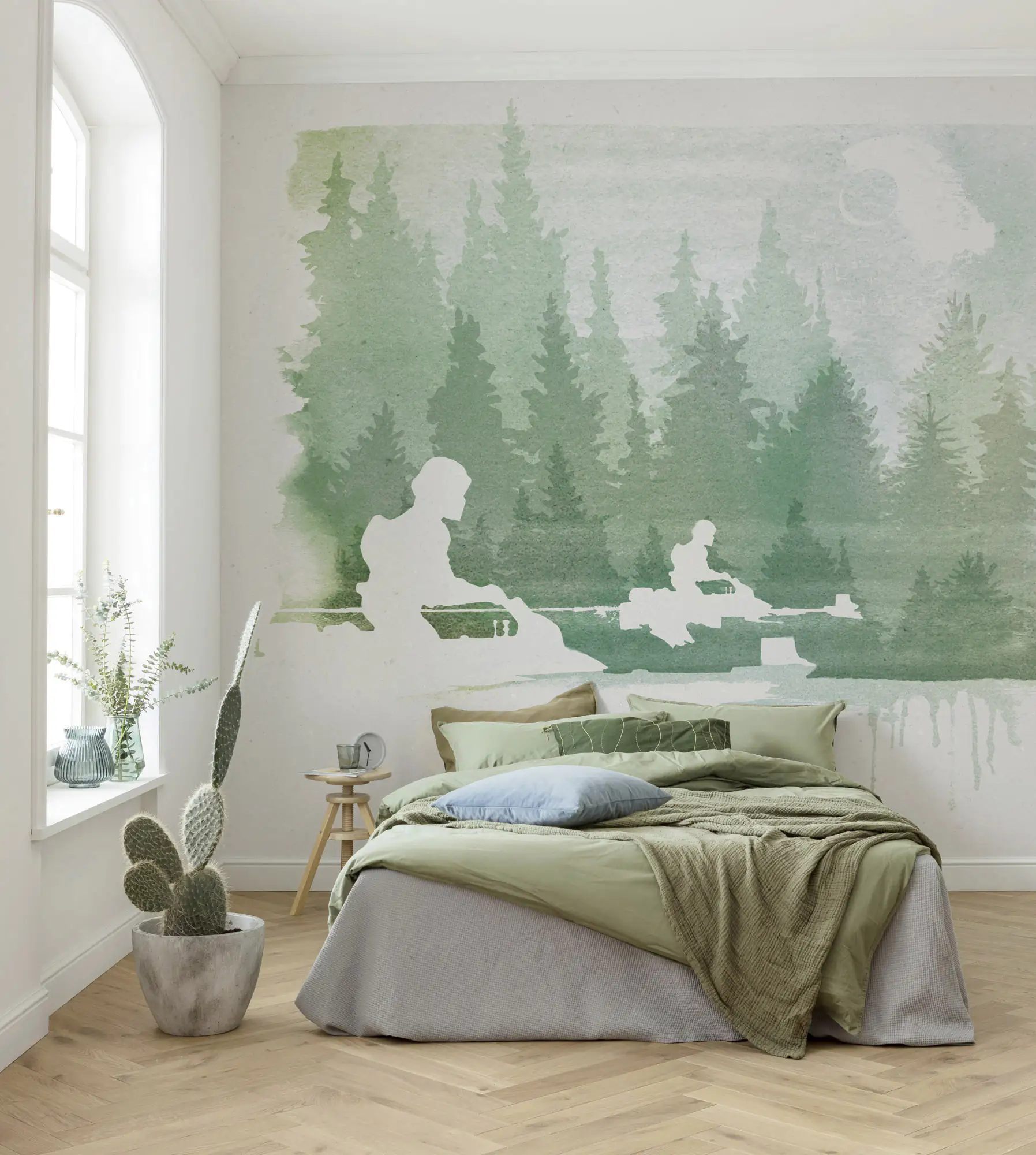 Komar Vlies Fototapete SW Endor Speeders 350 x 280 cm 