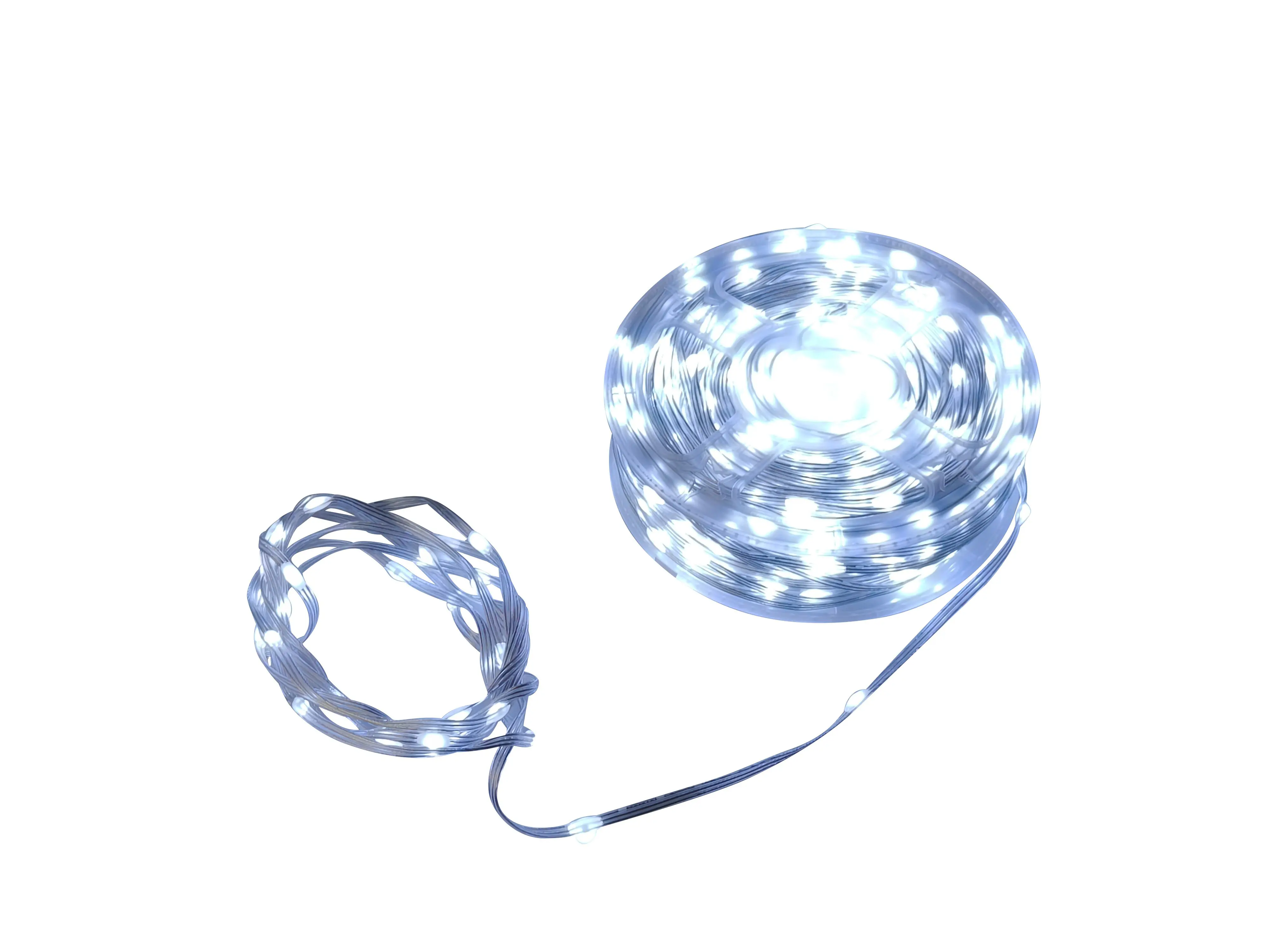 TrendLine LED-Lichterkette Außen mit Timer 5 m kaltweiß 500 LED