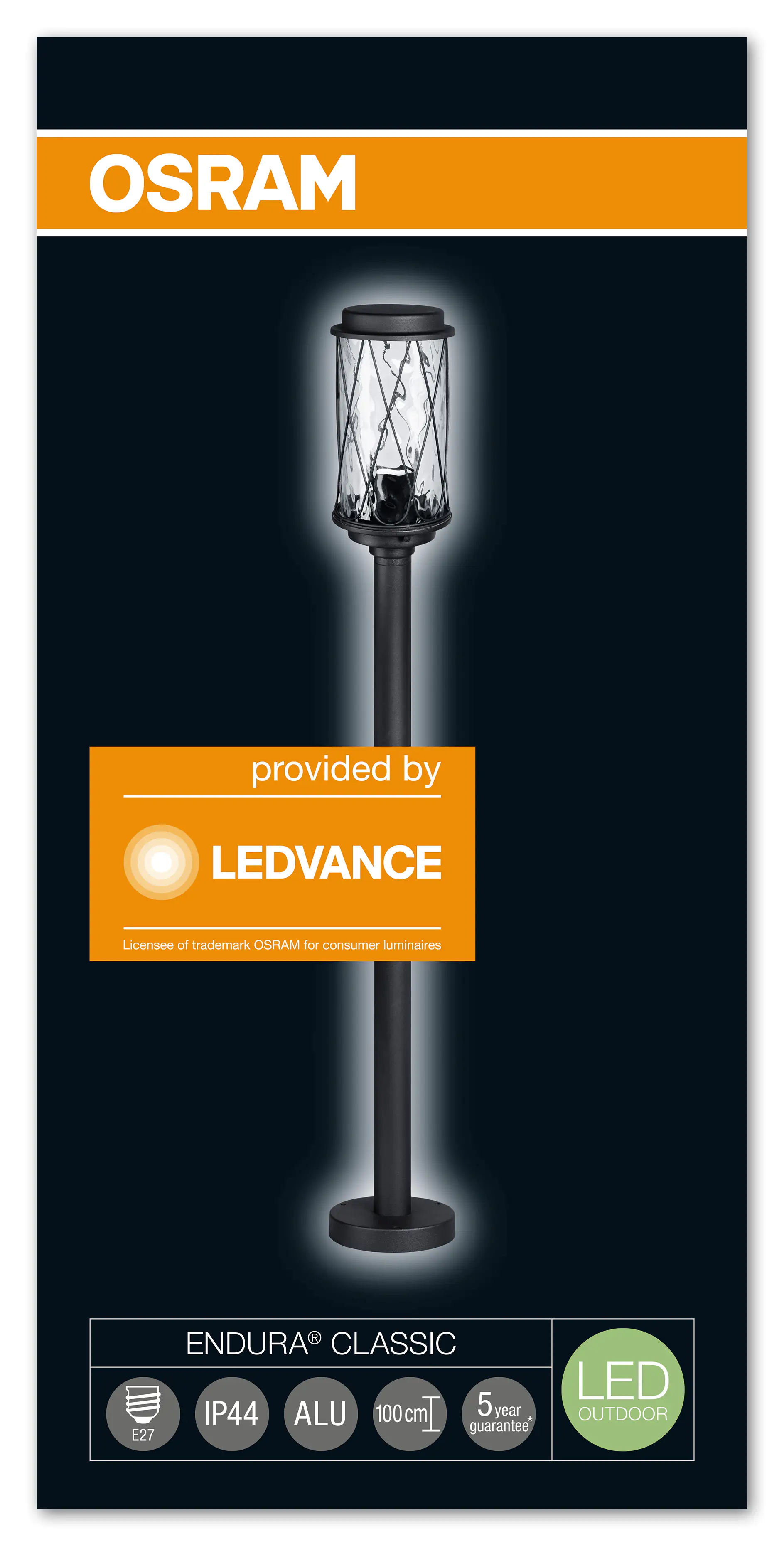 4058075206489_1 Ledvance Außenleuchte Endura Classic schwarz