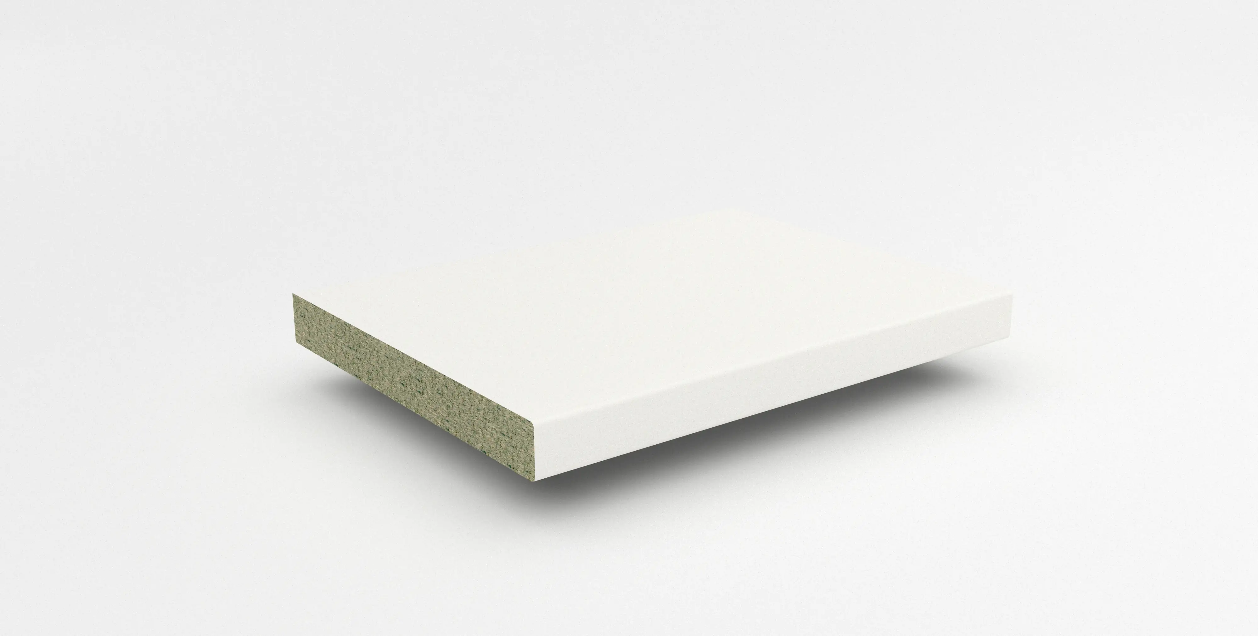 GetaElements Fensterbank InForm alpin weiß (A252CR) 4100 x 200 x 22,8 mm