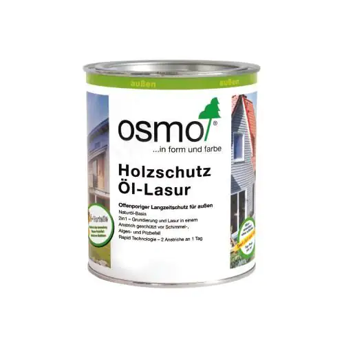 Osmo Holzschutz Öl-Lasur 750 ml mahagoni
