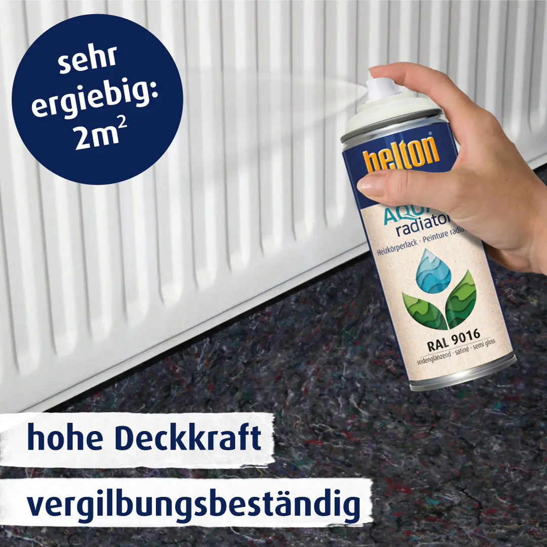 belton free Lackspray AQUAradiator Heizkörperlack 400 ml verkehrsweiß seidenglänzend belton free Lackspray AQUAradiator Heizkörperlack 400 ml verkehrsweiß seidenglänzend