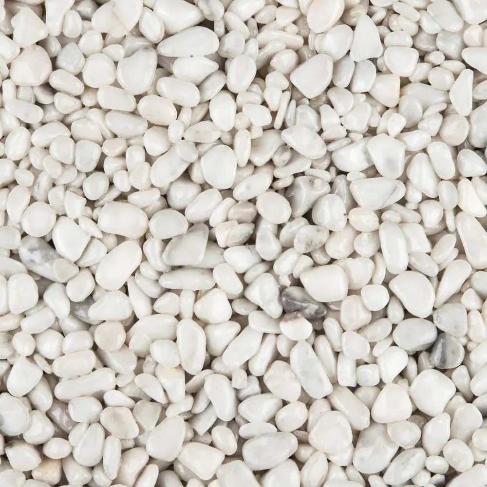 RAVELLO Steinteppich Boden Indoor Körnung Gross Farbe weiss 26 kg Set