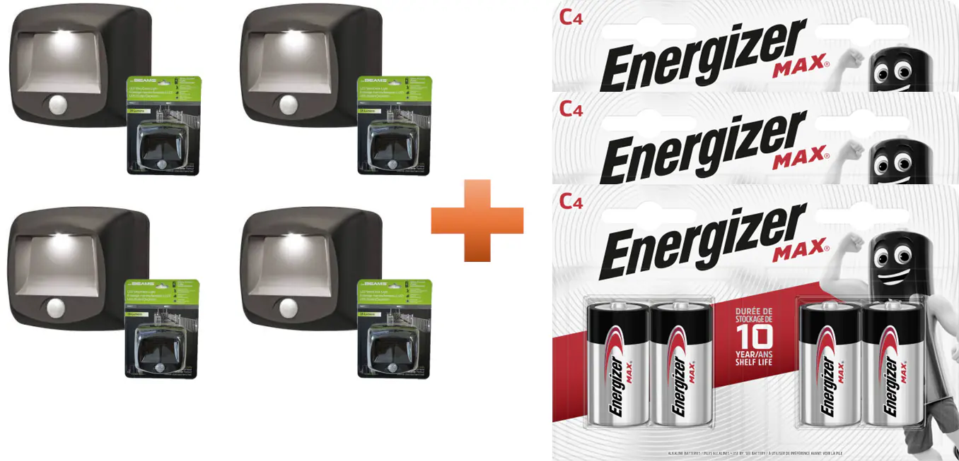 Mr Beams Treppenlicht-Set MB520 neutralweiß Batterielicht schwarz