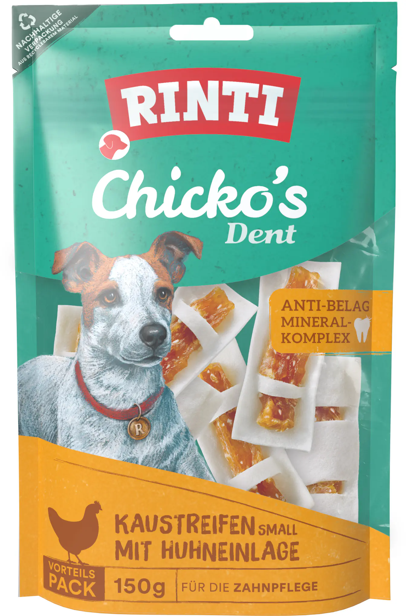 Rinti Hundesnacks Huhn Small Chicko Dent 150 g