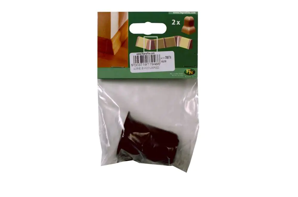 Außeneck für Kunststoffleiste KU.050 wenge