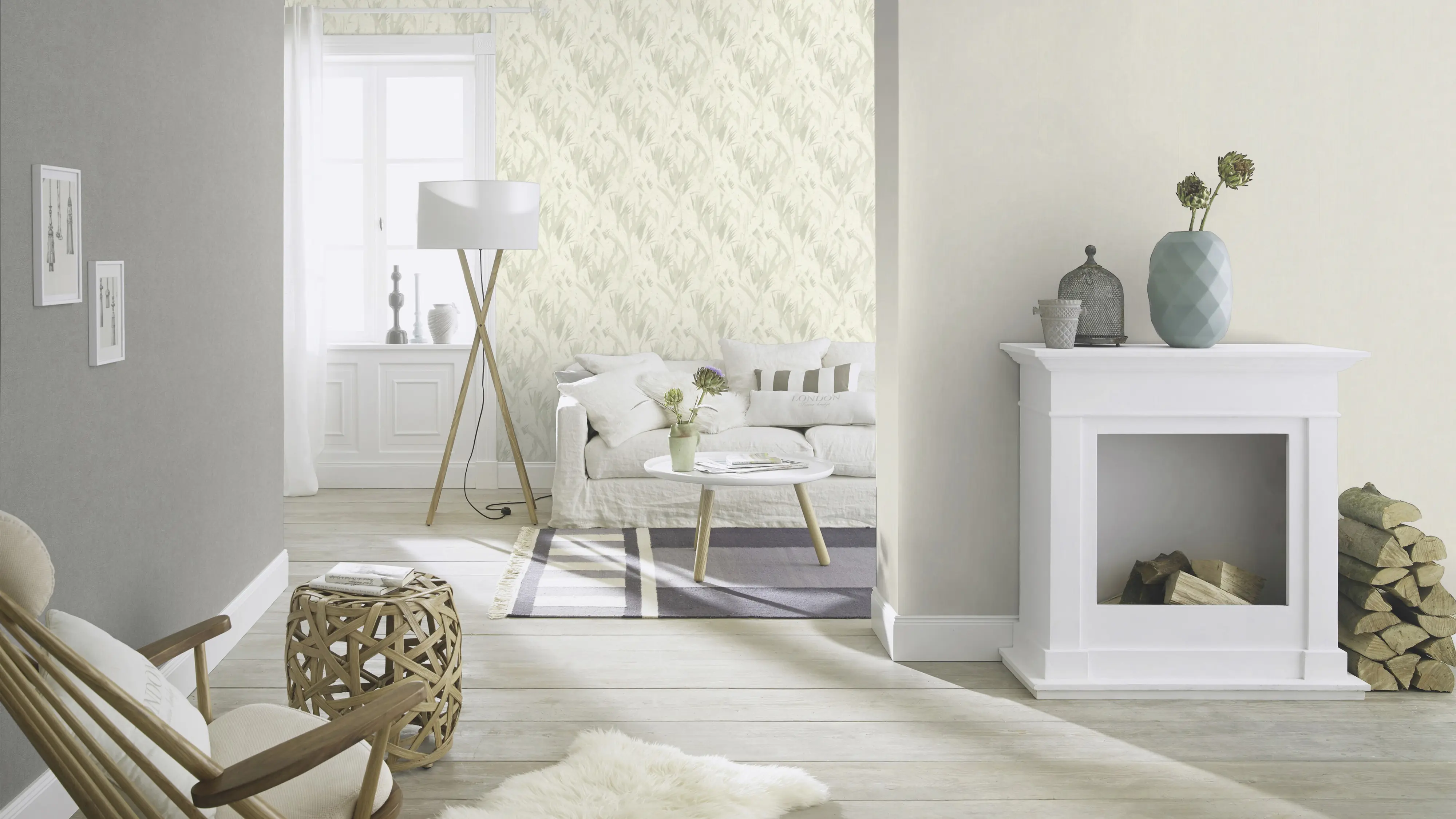 Rasch Vliestapete 520255 Concrete putzstruktur grau, 10,05 x 0,53 m