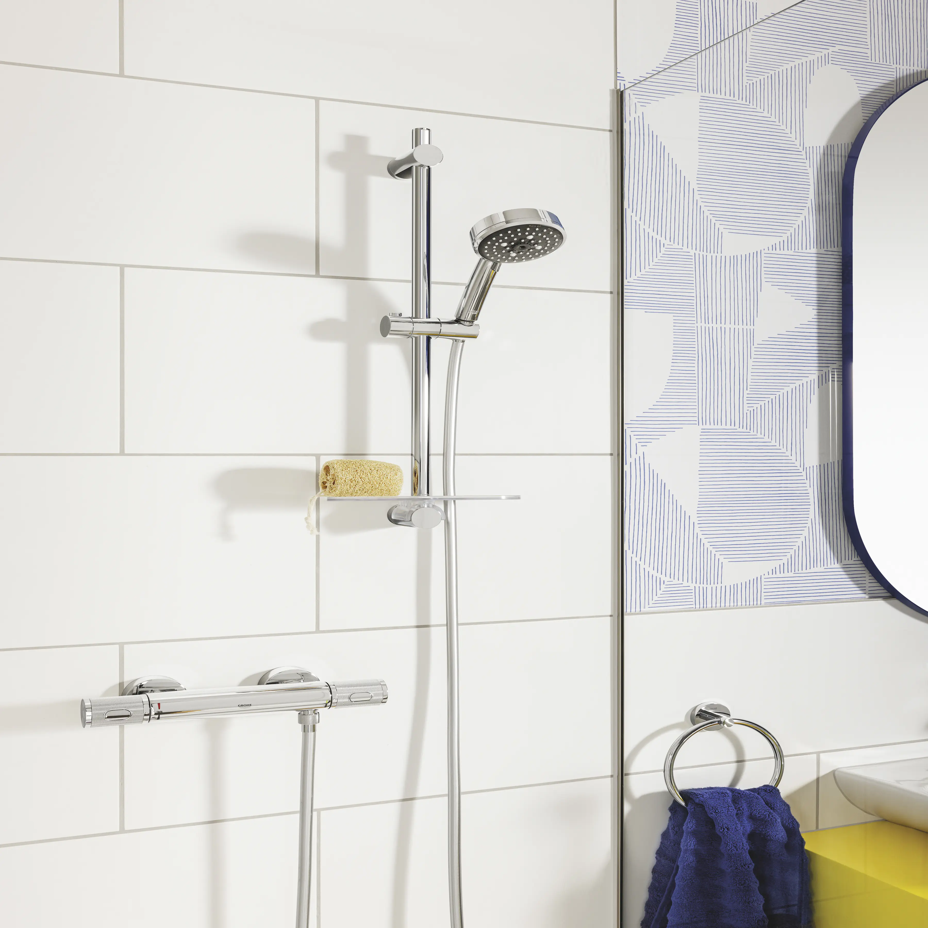 Grohe Start Handtuchring chrom klebbar Grohe Start Handtuchring chrom klebbar