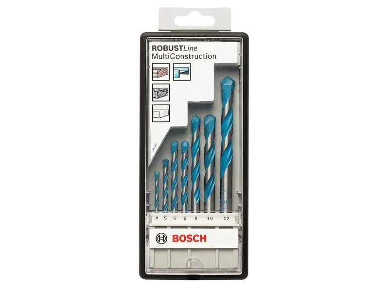 3165140446273 Bosch Bohrer-Set Multi Construction 7-teilig Robust Line