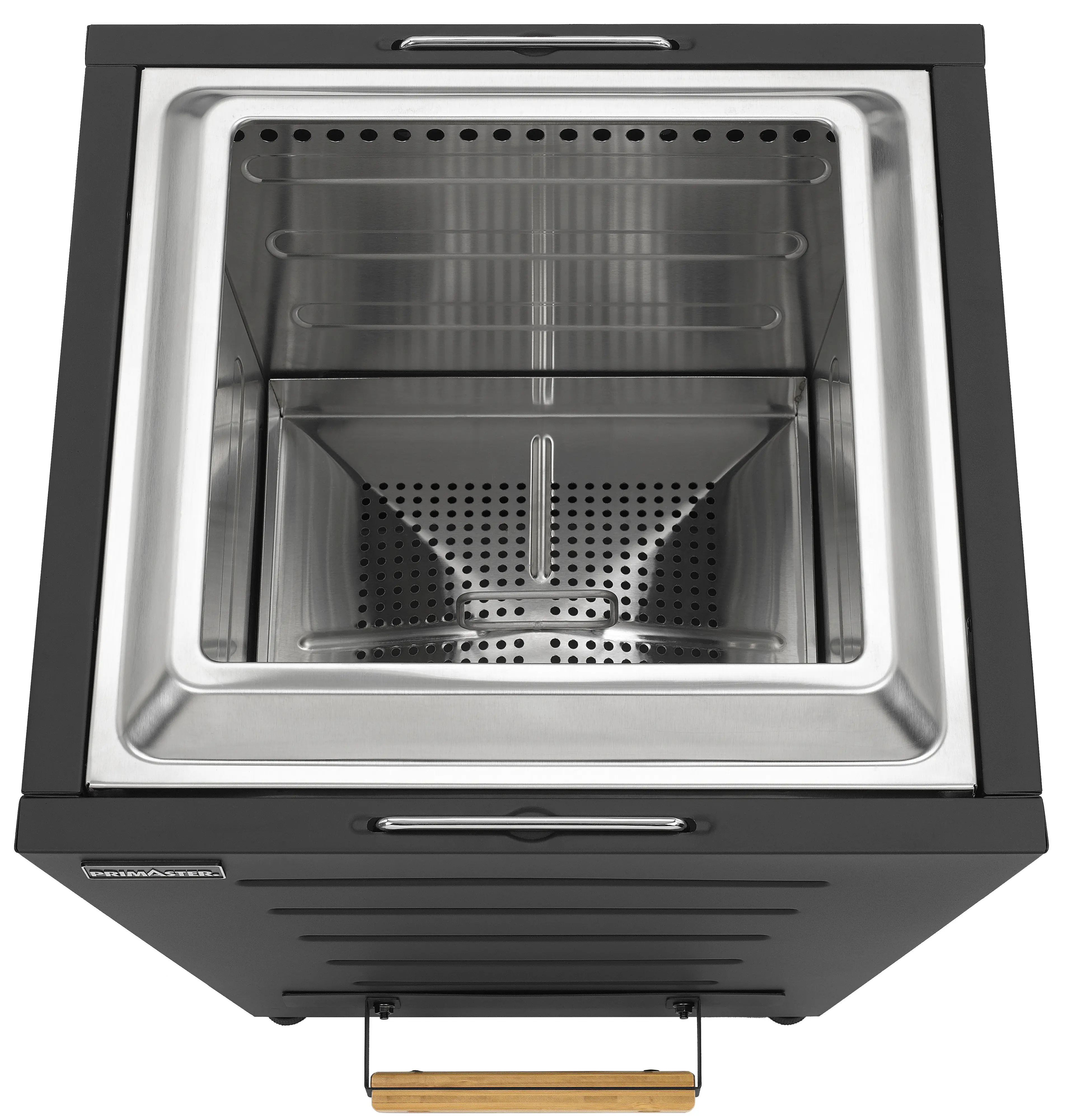 Primaster Feuerstelle Linden raucharm 51 x 51 cm schwarz