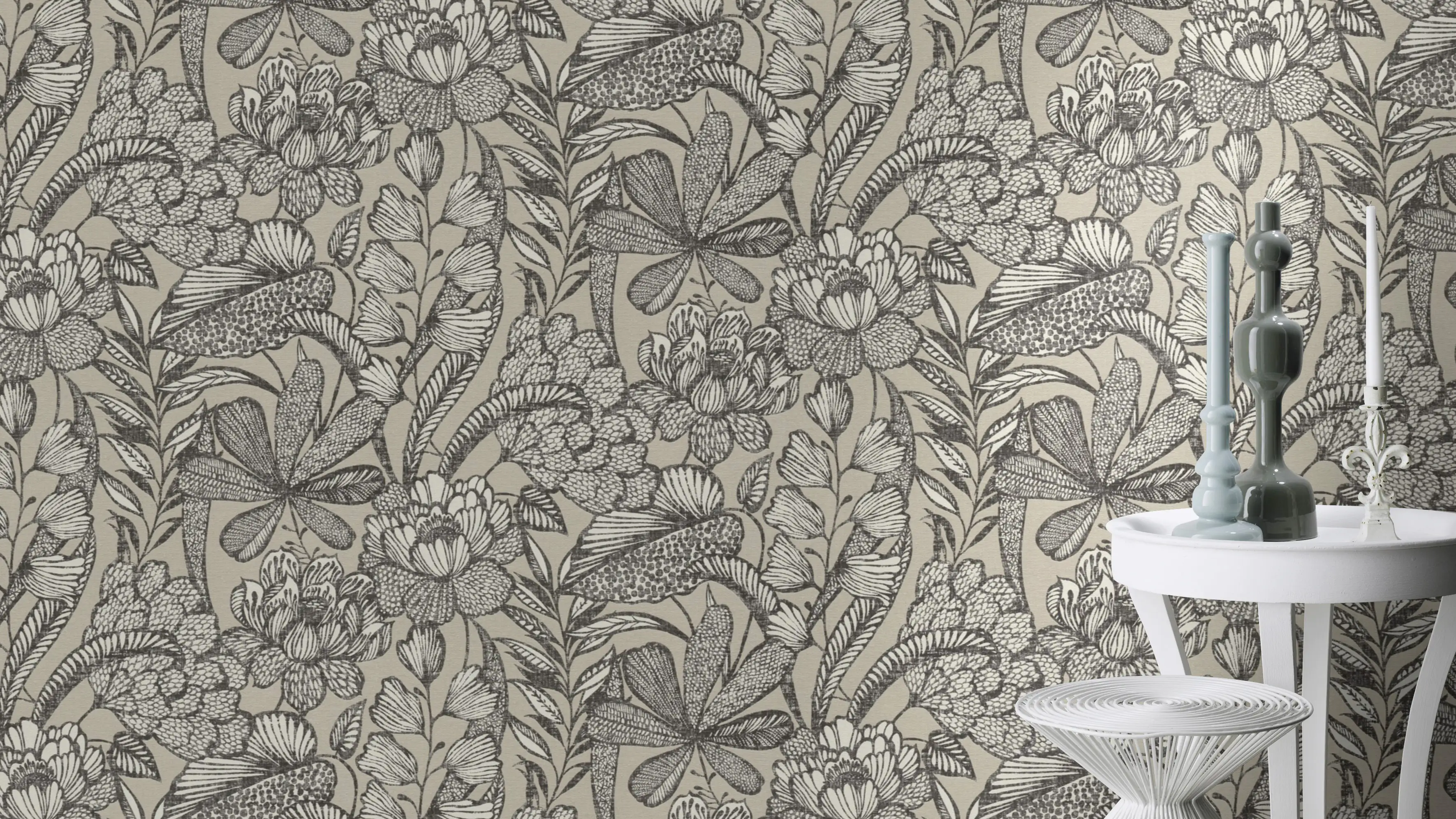 Rasch Vliestapete 555332 Beige-Leinen Muster & Motive 10,05 m x 0,53 m Rasch Vliestapete 555332 Beige-Leinen Muster & Motive 10,05 m x 0,53 m