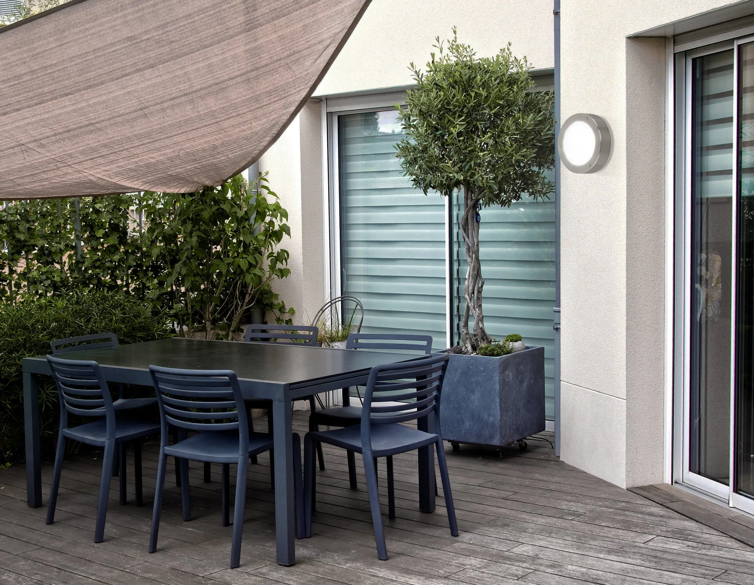 Eglo Led Außen-Wand-/Deckenleuchte Vento 2 edelstahl warmweiß