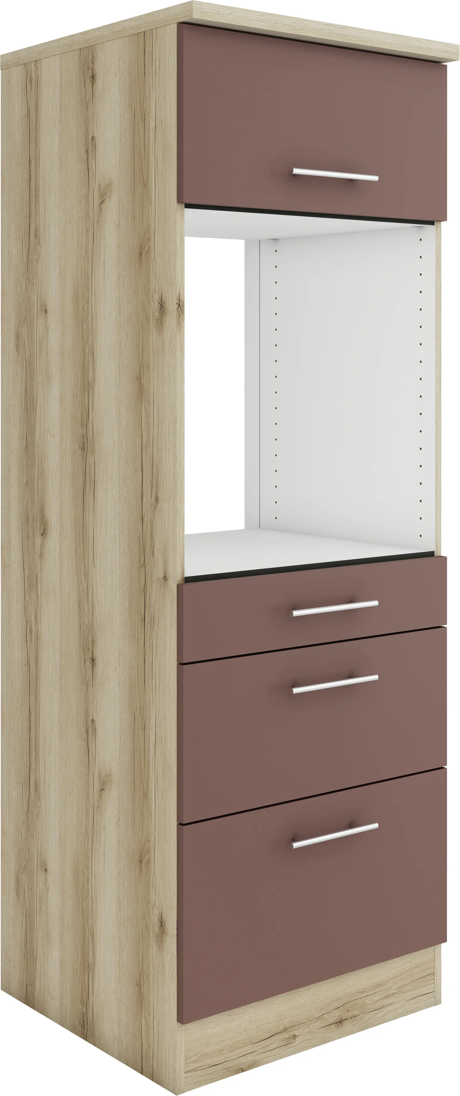 Optifit Midischrank Bari 407 rostrot/anthrazit 60 cm