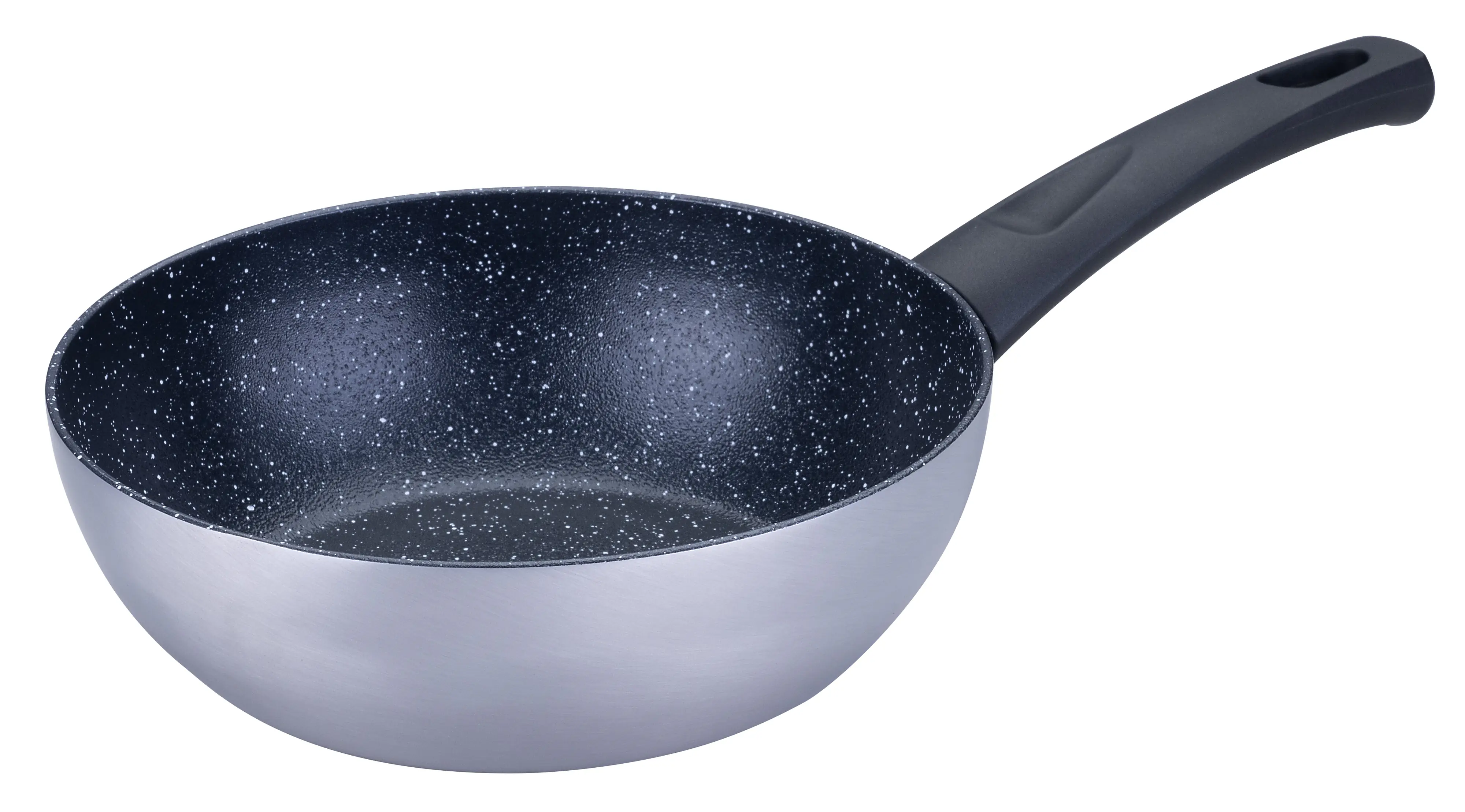 Fackelmann Wokpfanne Crisp Ø 20 cm silber/schwarz