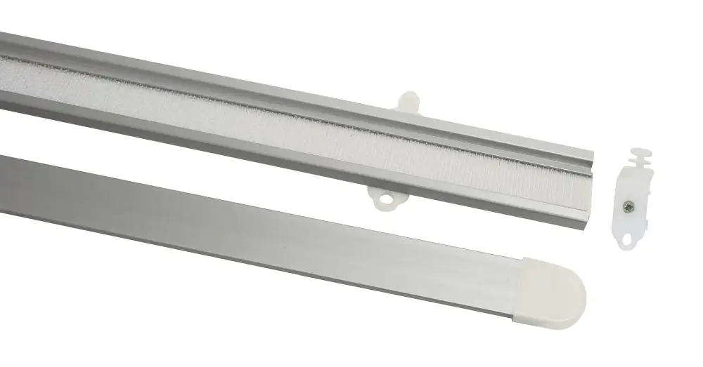 Gardinia Paneelwagen für Flächenvorhänge silber, 60 cm