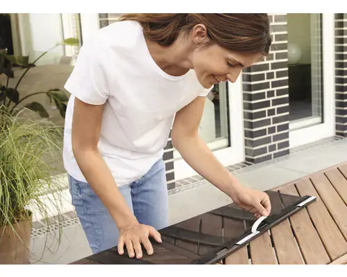 tesa Lamellentür Premium Teleskop 95 x 220 cm anthrazit