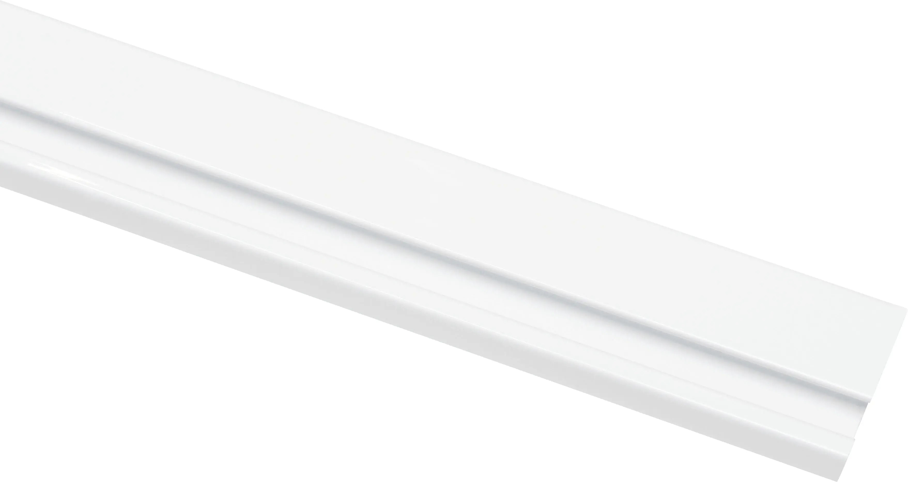 Gardinia Aluminium-Vorhangschiene 1-läufig, weiß, 200 cm