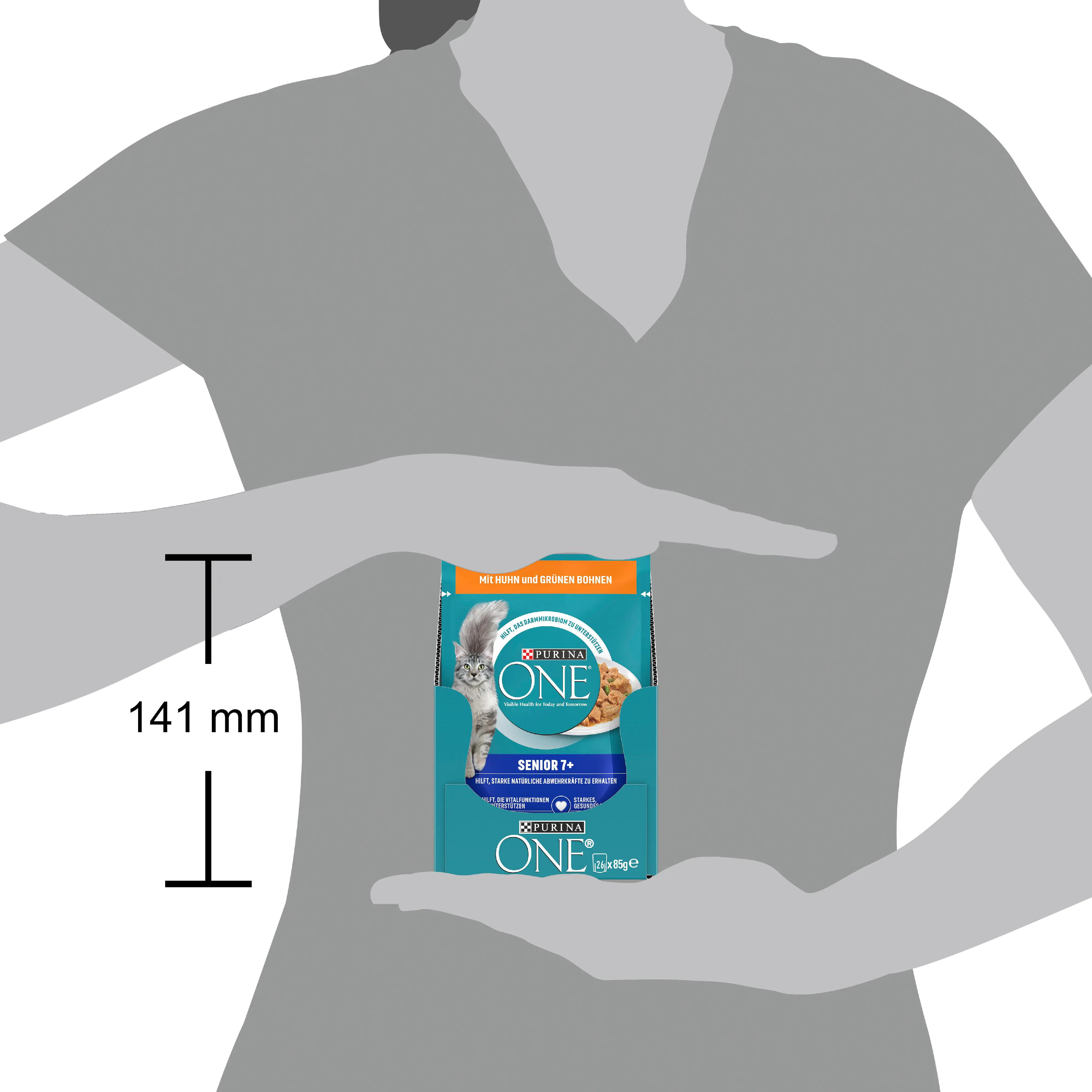 Purina ONE Senior 7+ Huhn Katzennassfutter 85 g Purina ONE Senior 7+ Huhn Katzennassfutter 85 g