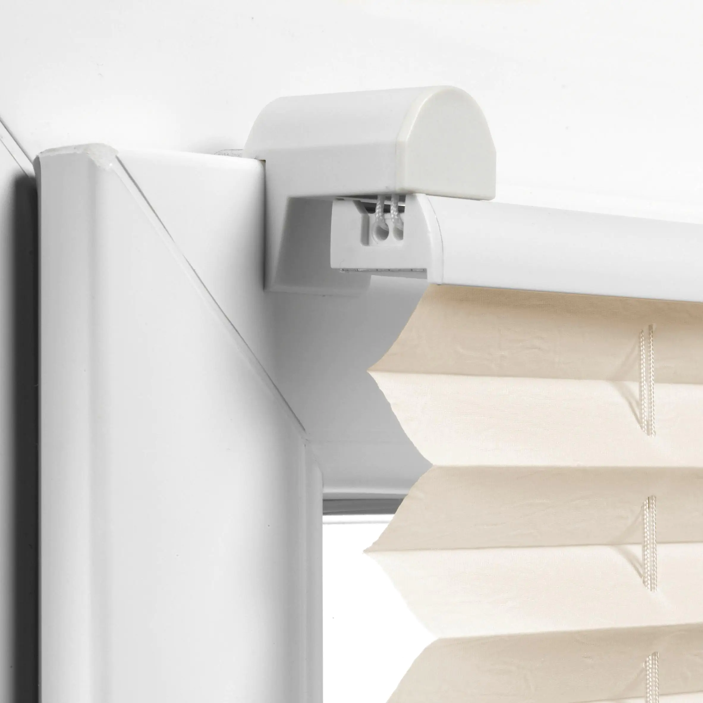 Gardinia EasyFix Plissee elfenbein 75 x 130 cm mit 2 Bedienschienen